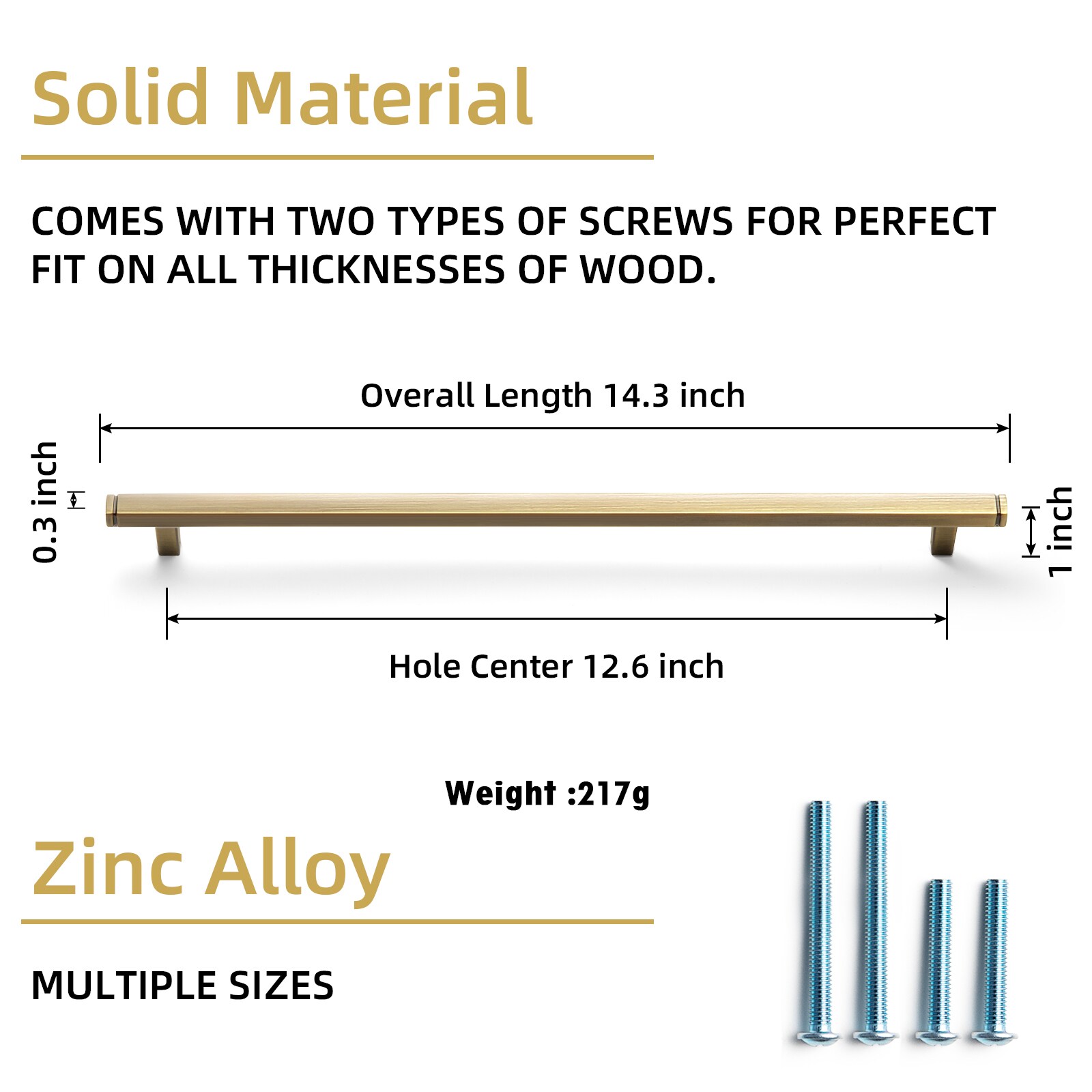Miaokesen 1814KFGT-320 Cabinet-Pulls - View #2