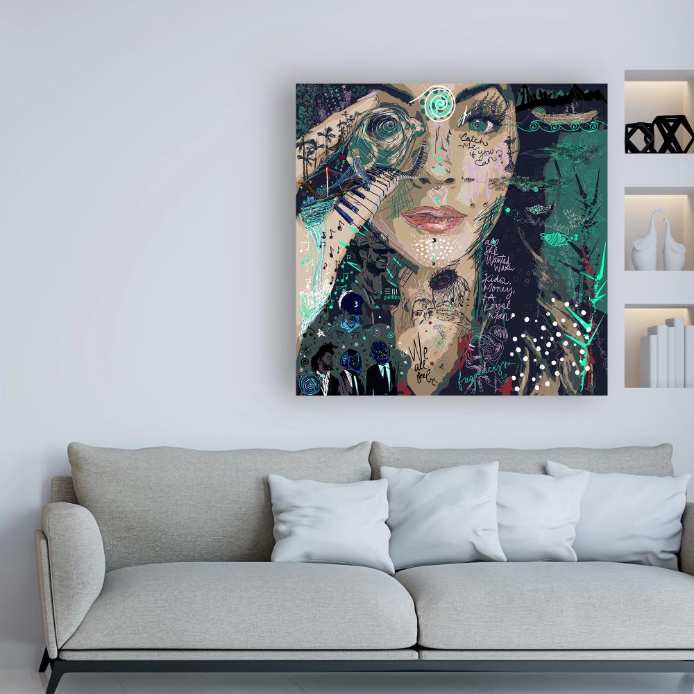 Trademark Fine Art ALI45960-C1818GG Wall-Art - View #3