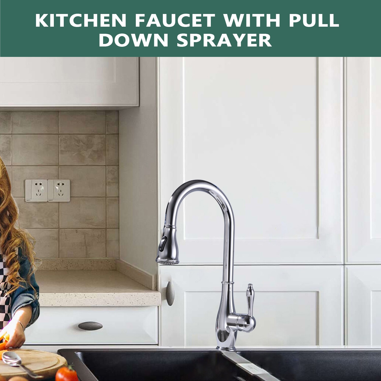 Maincraft 002HK80CH Kitchen-Faucets - View #8