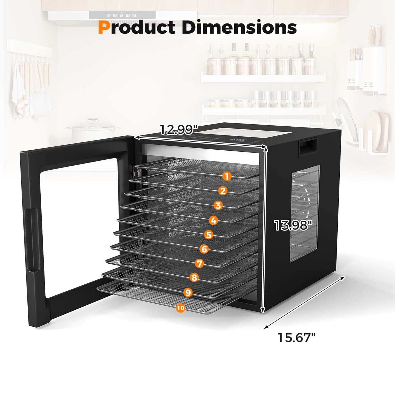 Costway CSHY005138 dehydrators - View #3
