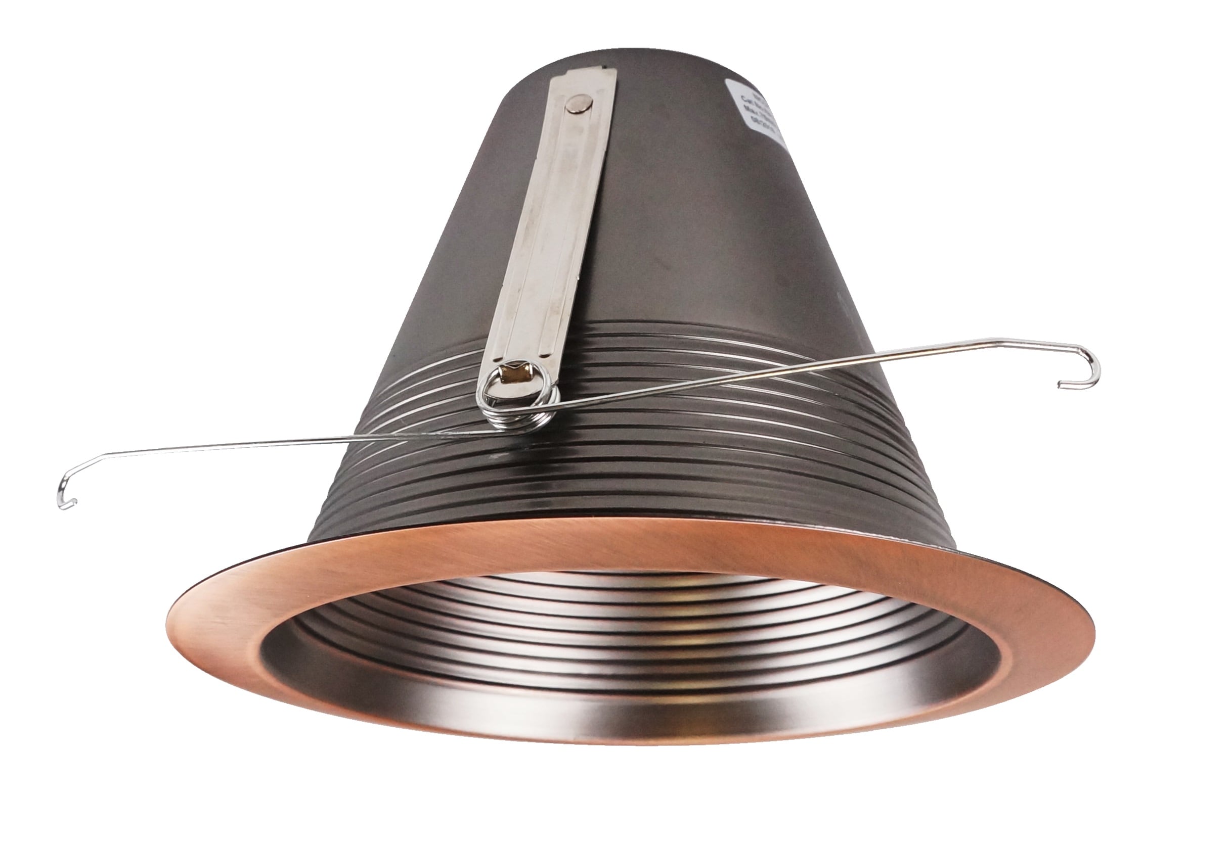 Nicor Lighting 17550ABZ 17550XX 6-in Bronze Baffle Recessed Light Trim