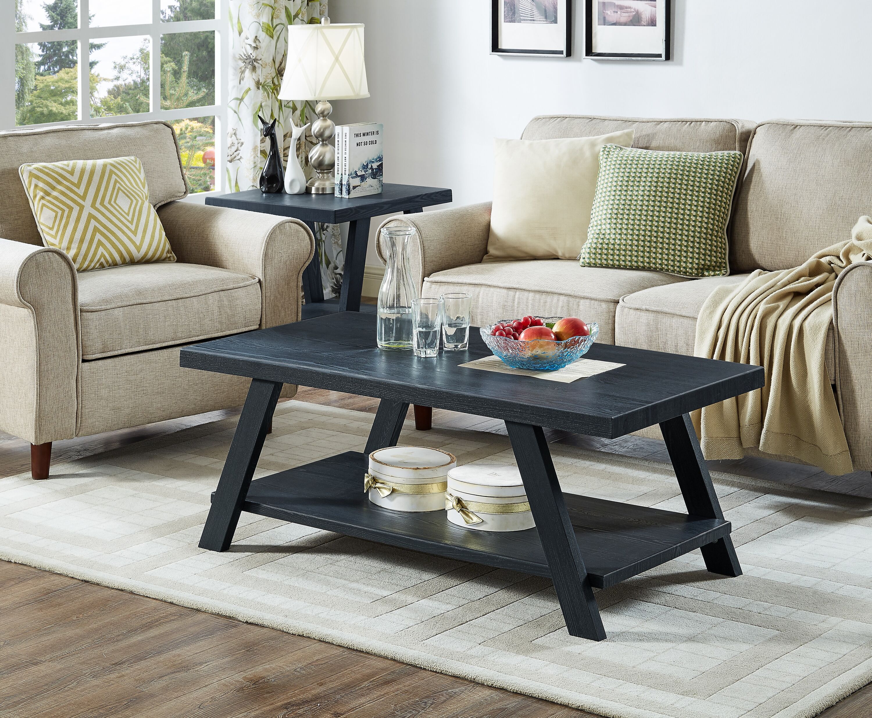 Roundhill Furniture OS3372 Accent-Table-Sets - View #3