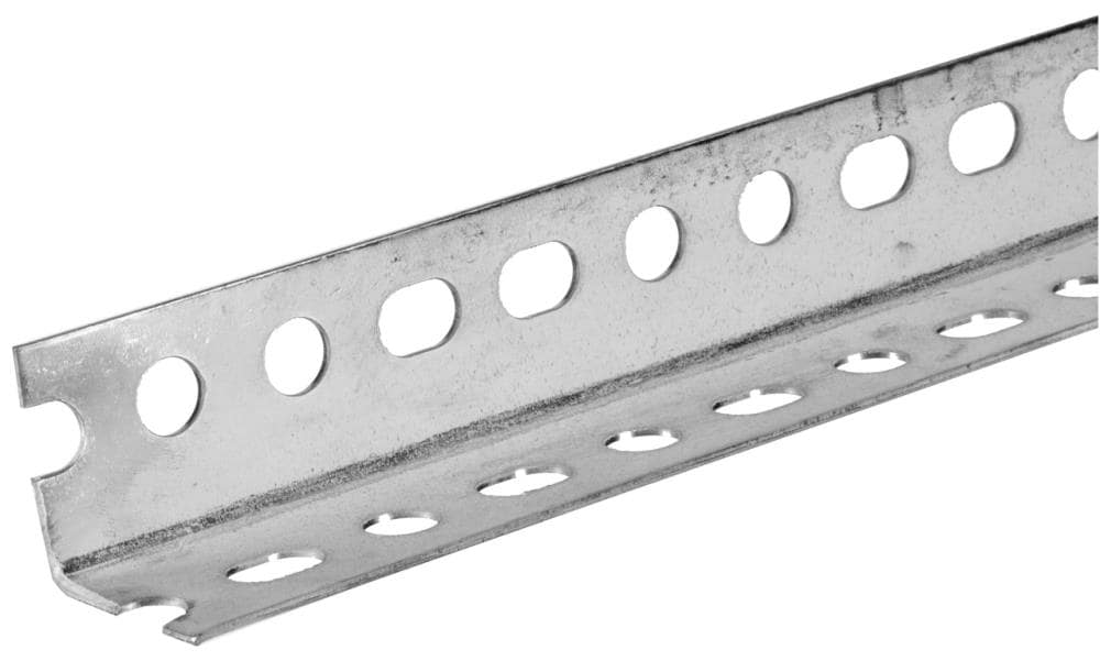Hillman 1-1/2-in W x 1-1/2-in H x 2-ft L Zinc-Plated Steel  Perforated-Slotted Angle in the Angles department at Lowes.com