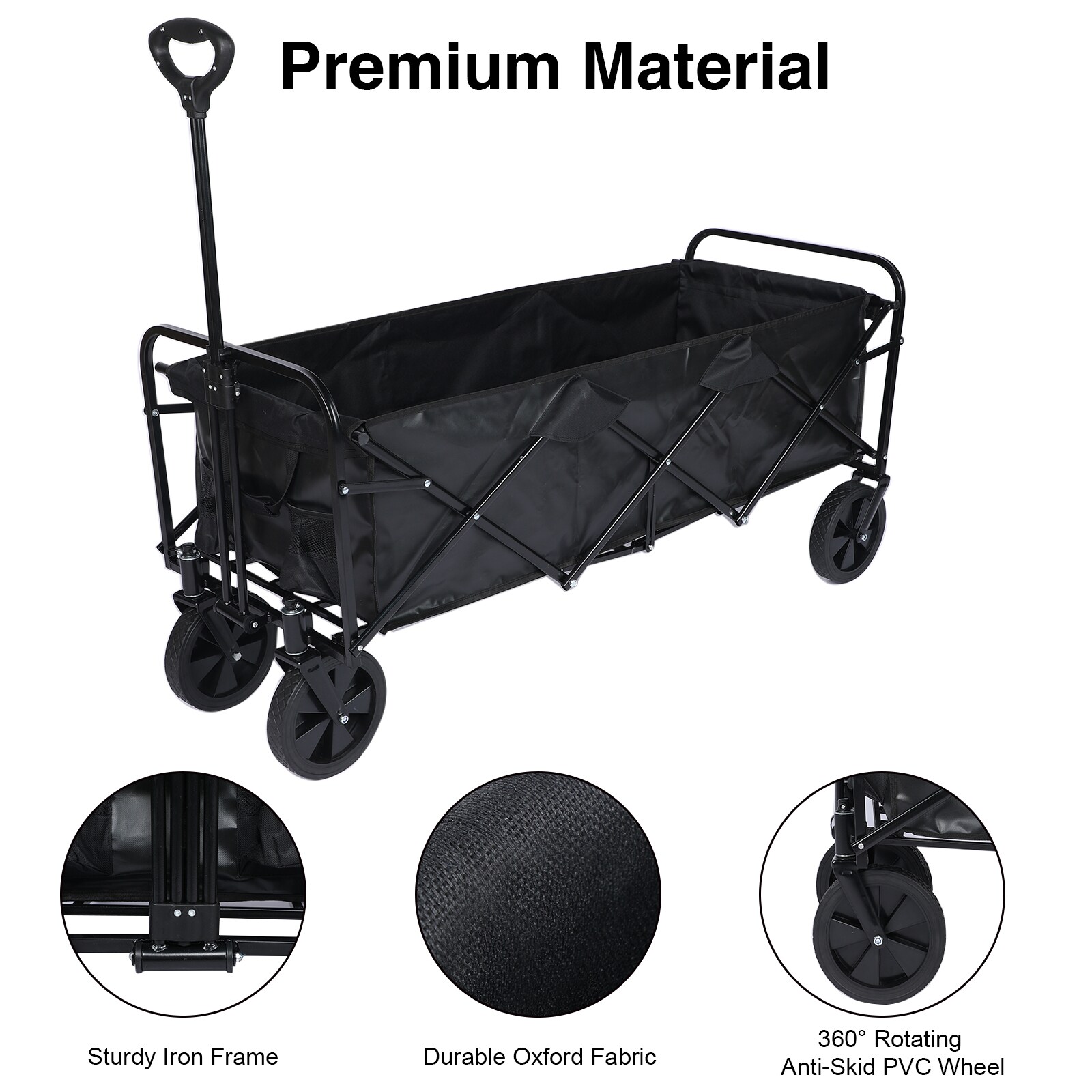 WEN GA8080 Folding Wagon and Utility Cart