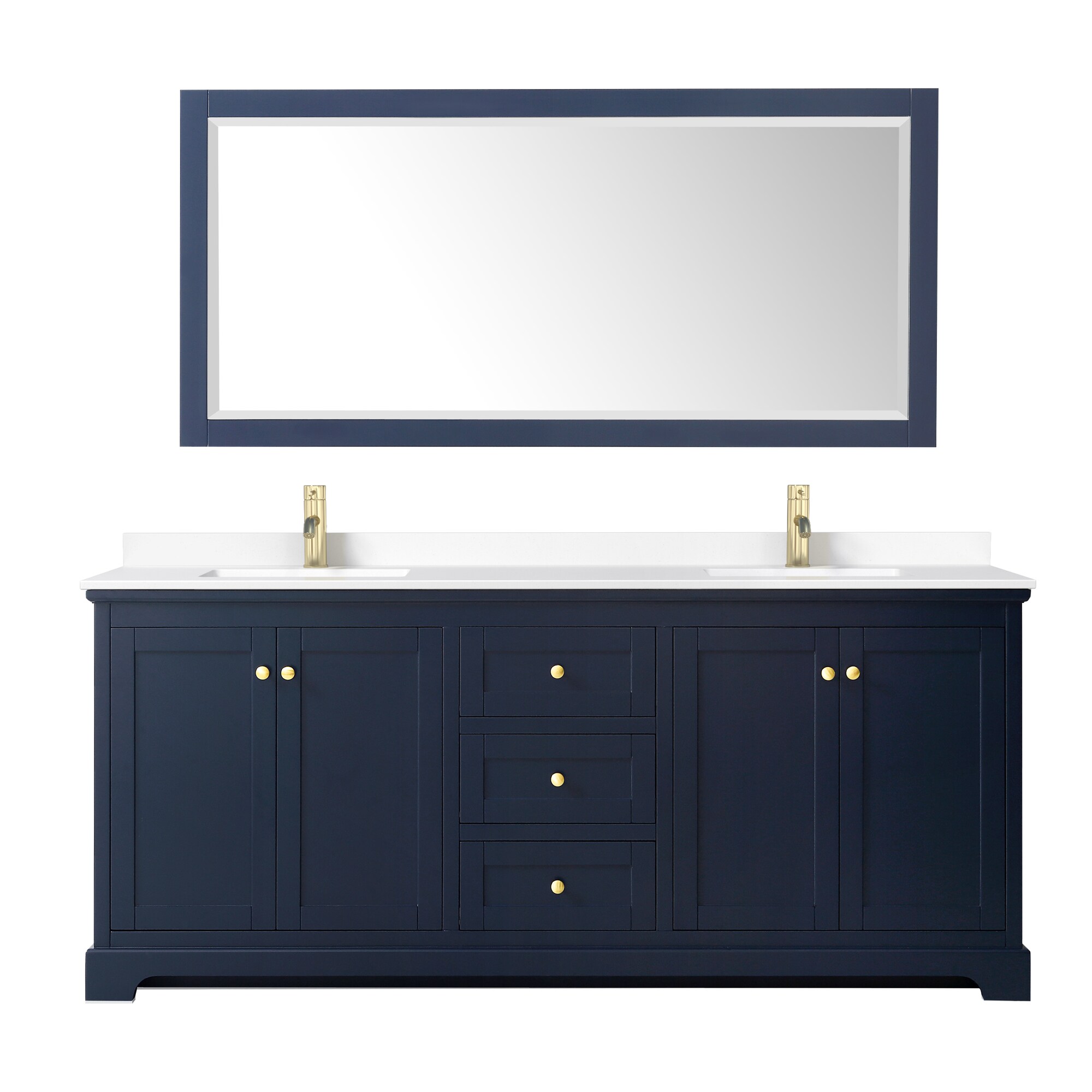 Wyndham Collection WCV232380DBLWCUNSMXX Bath-Vanity-Combo - View #2