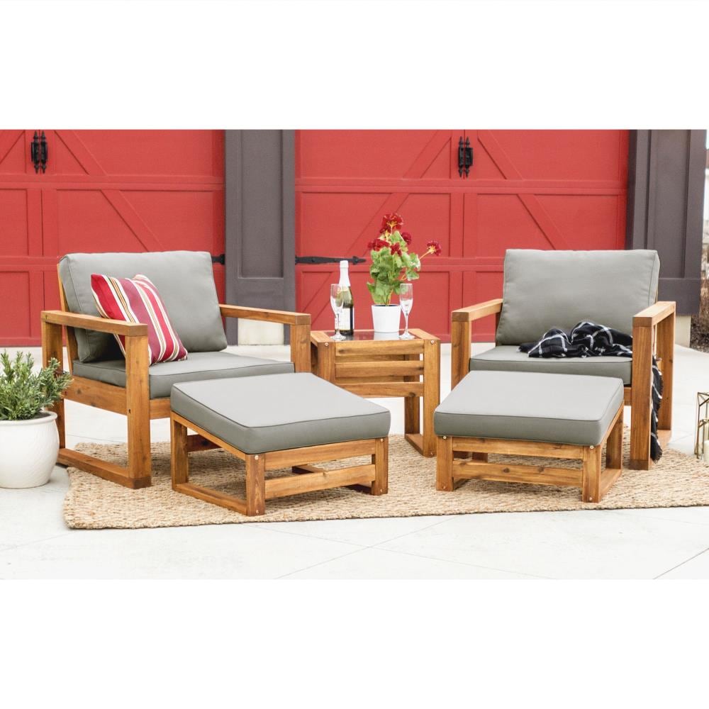 Walker Edison LWWHUD5CH Patio-Conversation-Sets - View #2