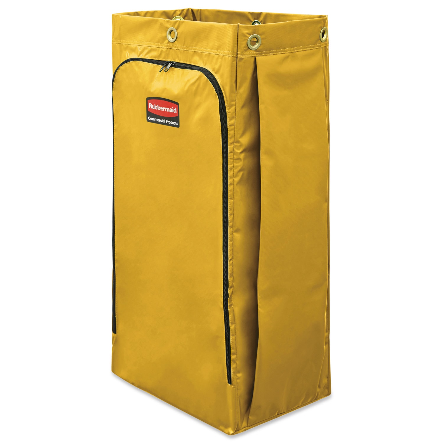 Rubbermaid Yellow Zippered Trash/Laundry Bag 24 Gallon for Cart NOS 