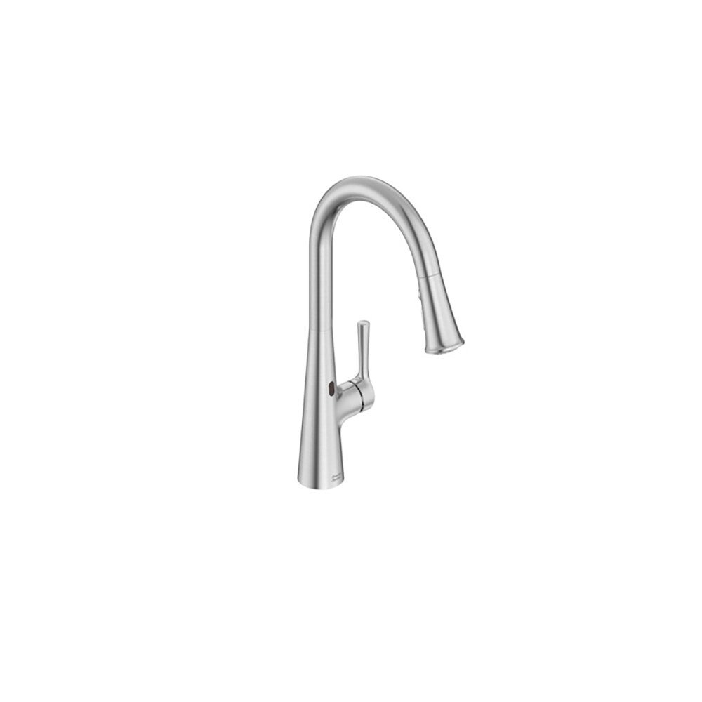 American Standard 7441381.075 Southport Brushed Nickel Single Handle Deck-mount Touchless Pull-down Kitchen Faucet with Sprayer