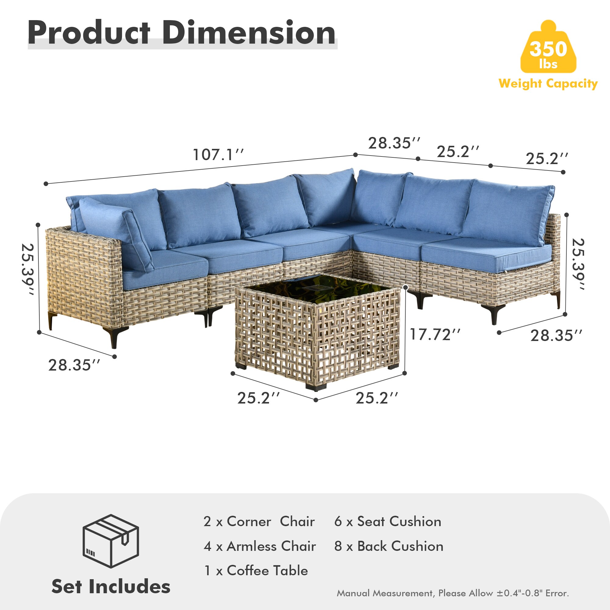 Ovios SK507 Patio-Conversation-Sets - View #7
