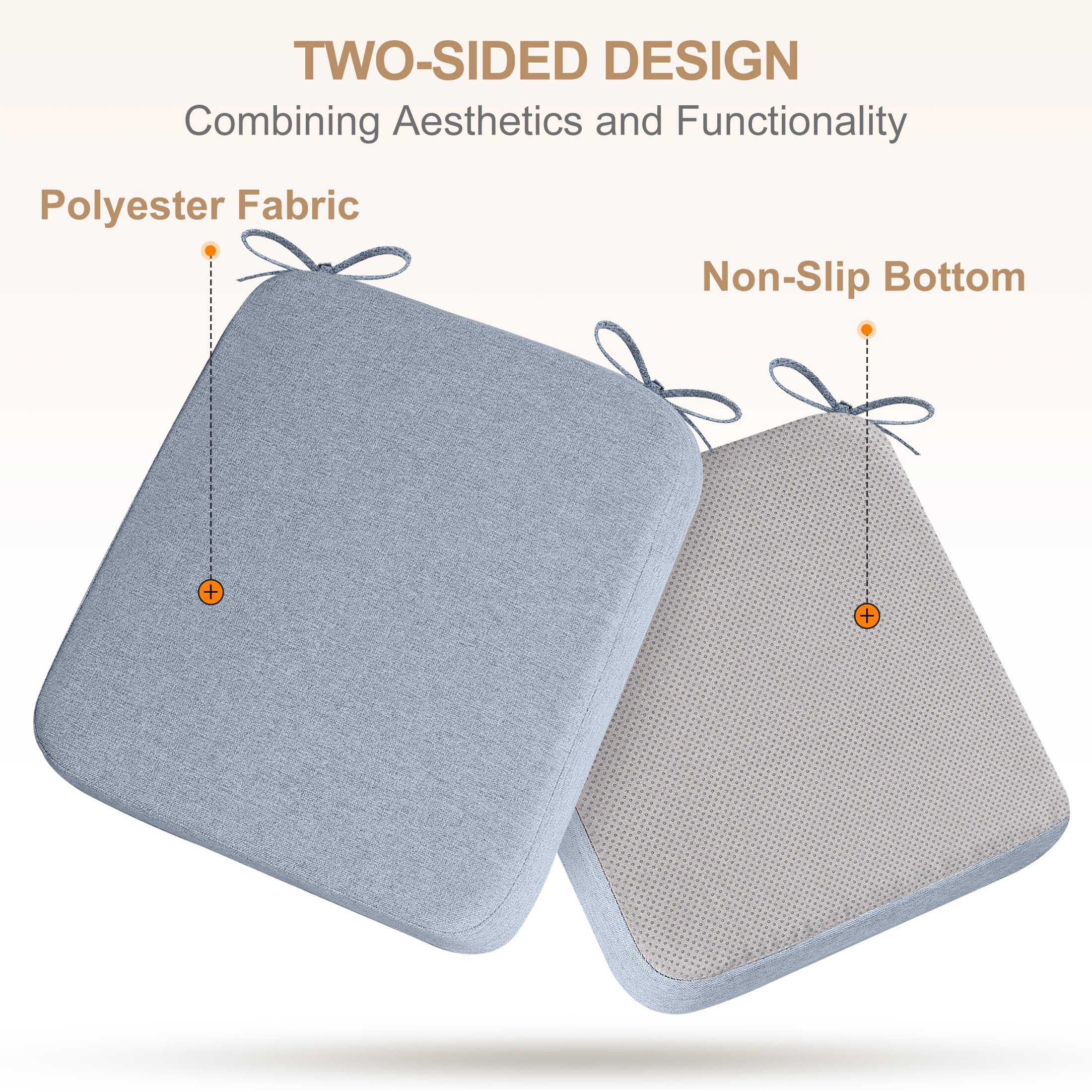 AAAAAcessories LS-DCCLS-QIANLAN-4P Indoor-Chair-Cushions - View #7