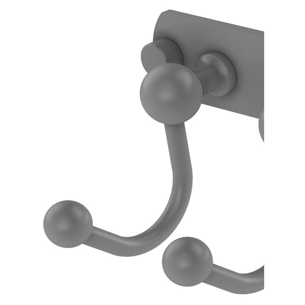 Allied Brass P1020-6-GYM Robe-Hooks - View #2