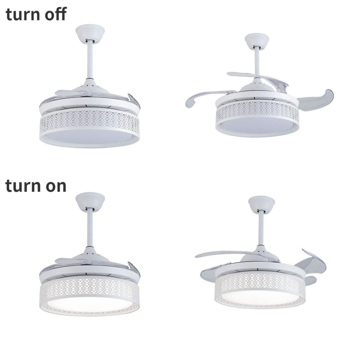 Oukaning HG-HSYXF-4336-US Ceiling-Fans - View #6