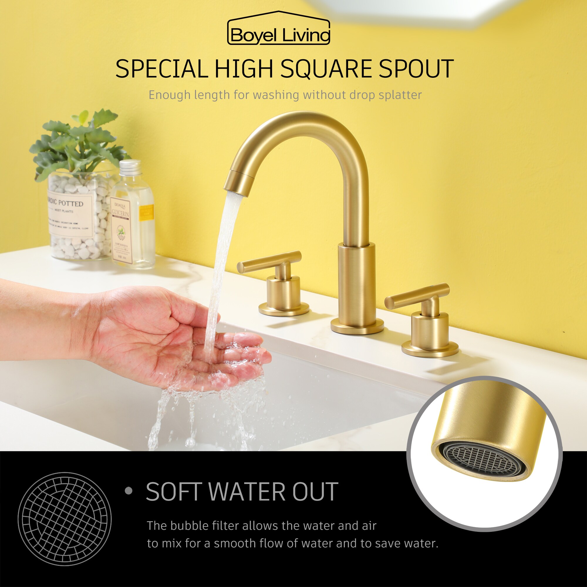 Clihome SMD-BF15-15BG Lavatory-Faucets - View #9