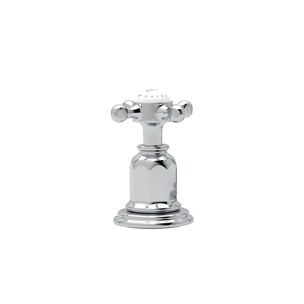 Elegance 8" Polished Nickel Widespread Bathroom Faucet with Brass Finish