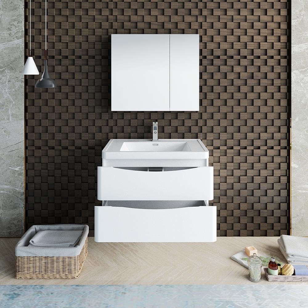 Fresca FVN9032WH Bath-Vanity-Combo - View #4