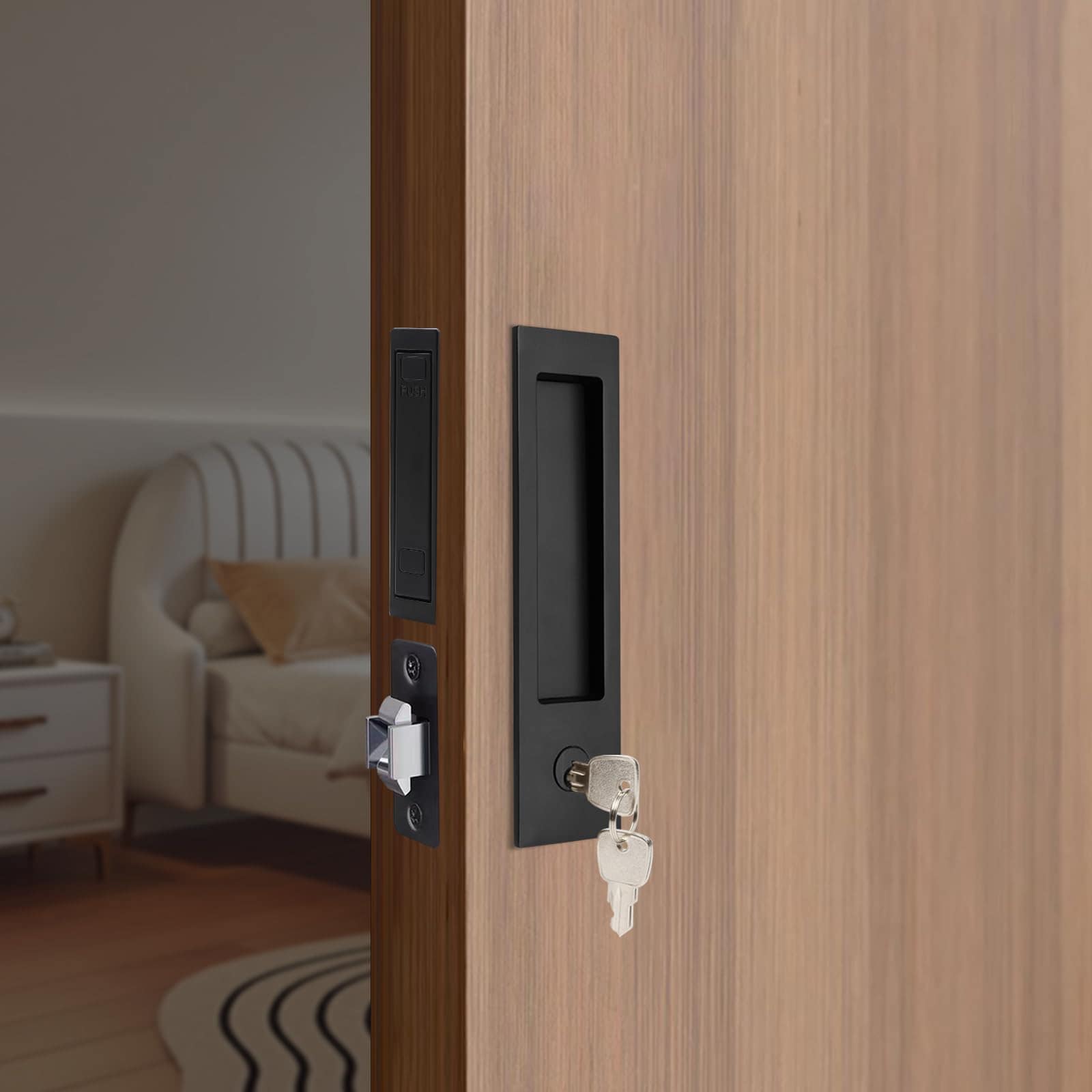 Lukvuzo LLU0814L210 Pocket-Door-Hardware-Kits - View #3