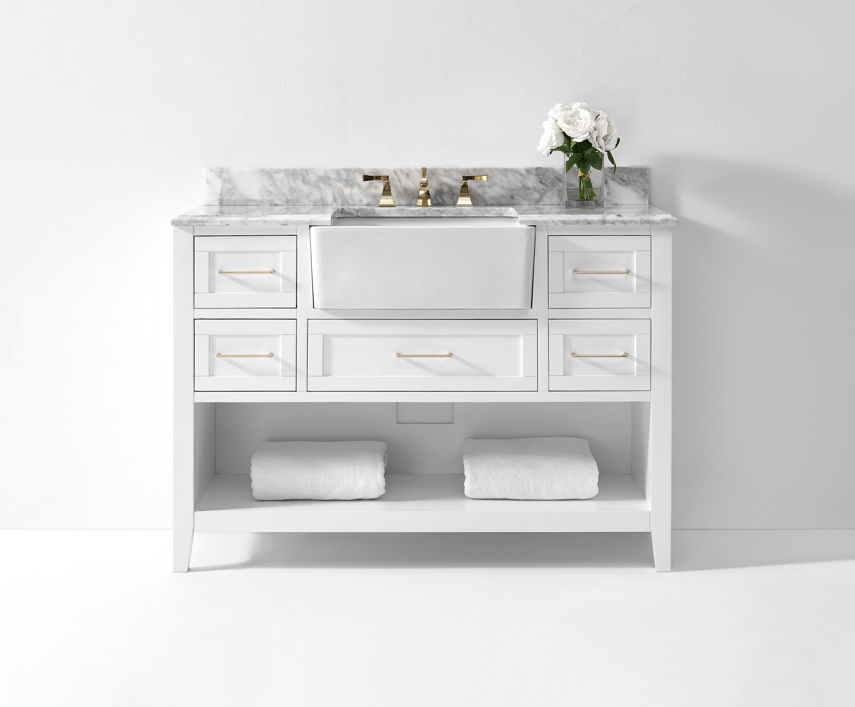 Ancerre Designs VTS-HAYLEY-48-W-CW Bath-Vanity-Combo - View #3