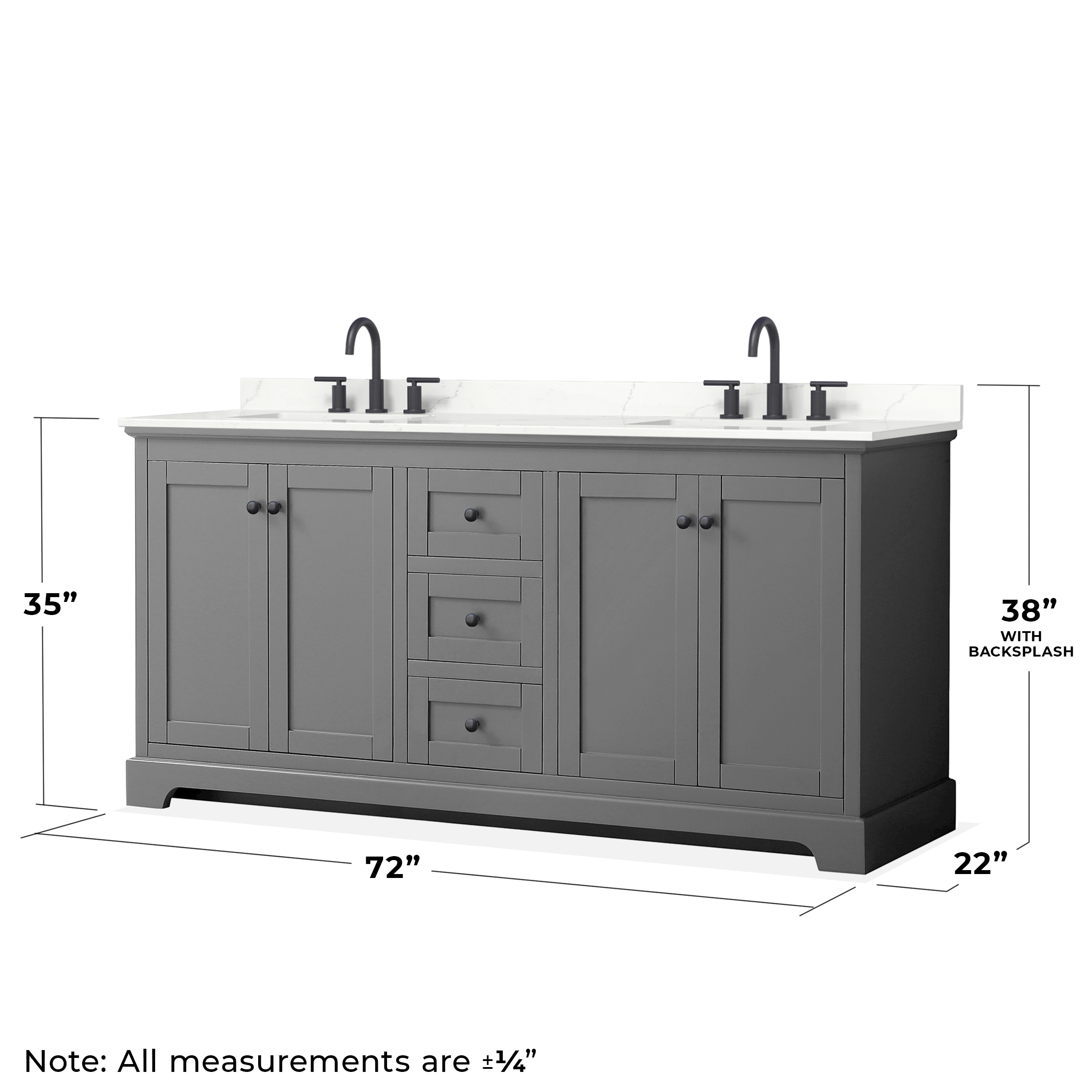 Wyndham Collection WCV232372DGBGTUS3M70 Bath-Vanity-Combo - View #6
