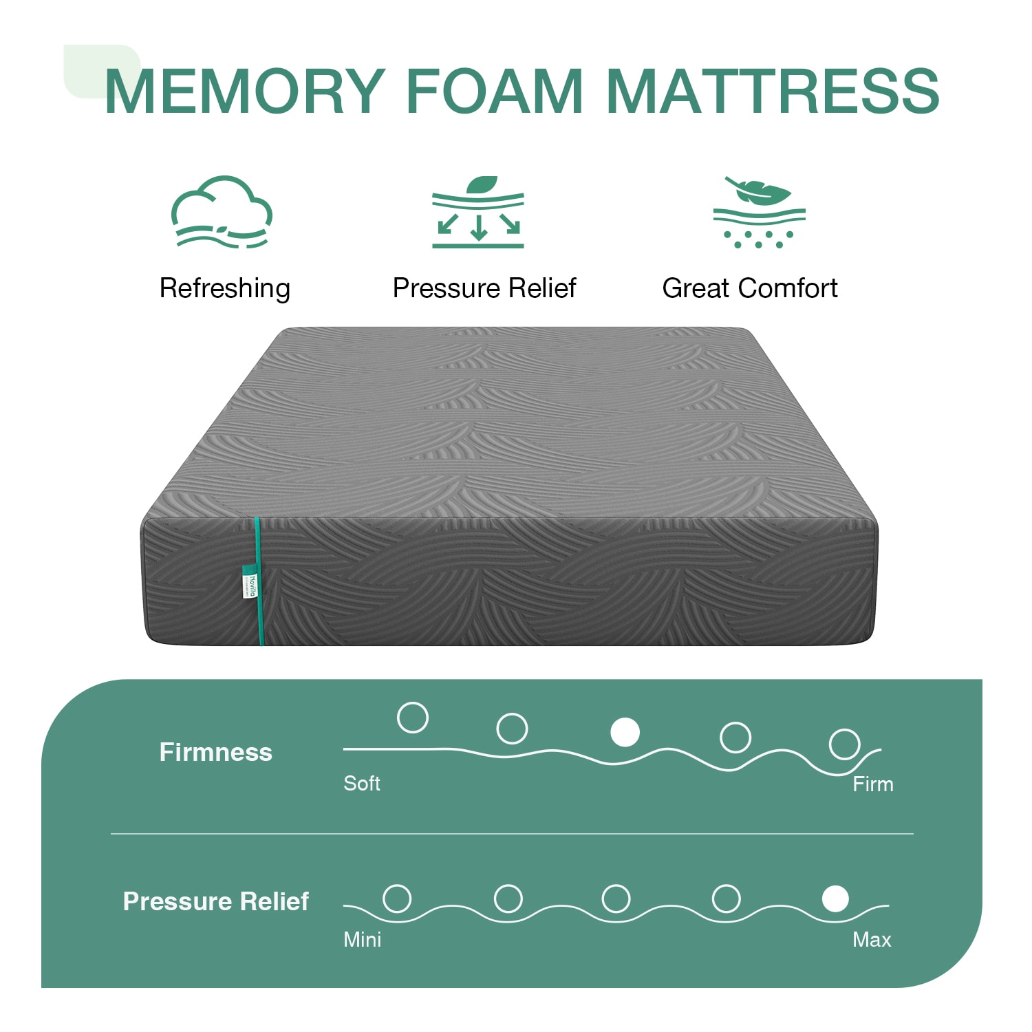 Novilla LW-N-M01039-14-Q Mattresses-Boxsprings - View #2