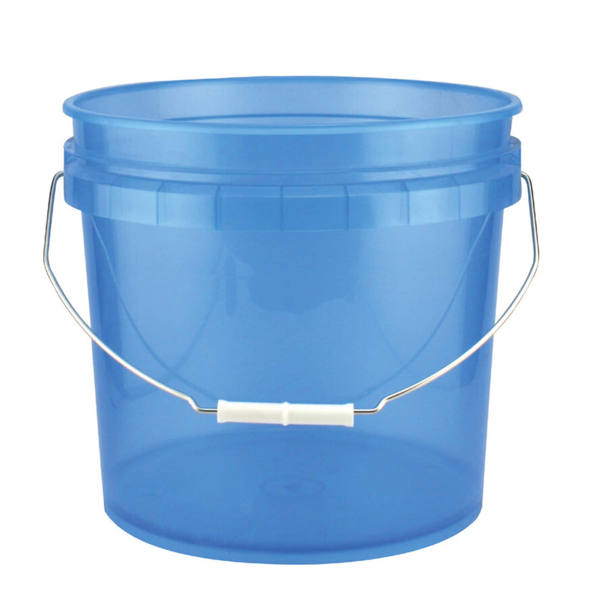  3.5 Gallon Bucket with Lids, Food Grade Storage, Premium HPDE  Plastic, BPA Free, Durable 90 Mil All Purpose Pail, Made in USA, 5 Pack:  Home & Kitchen