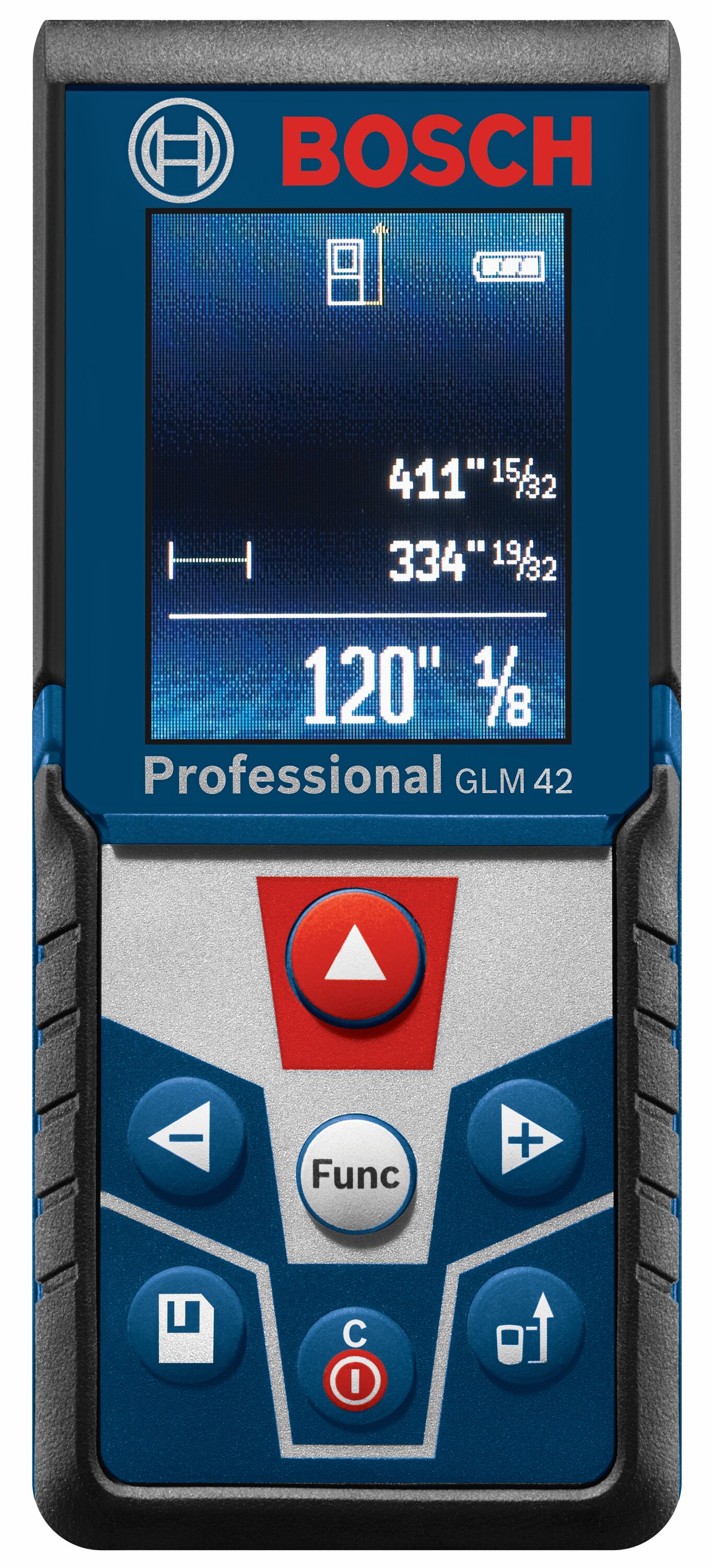 Bosch BLAZE 135-ft Outdoor Laser Distance Measurer with Backlit Display ...