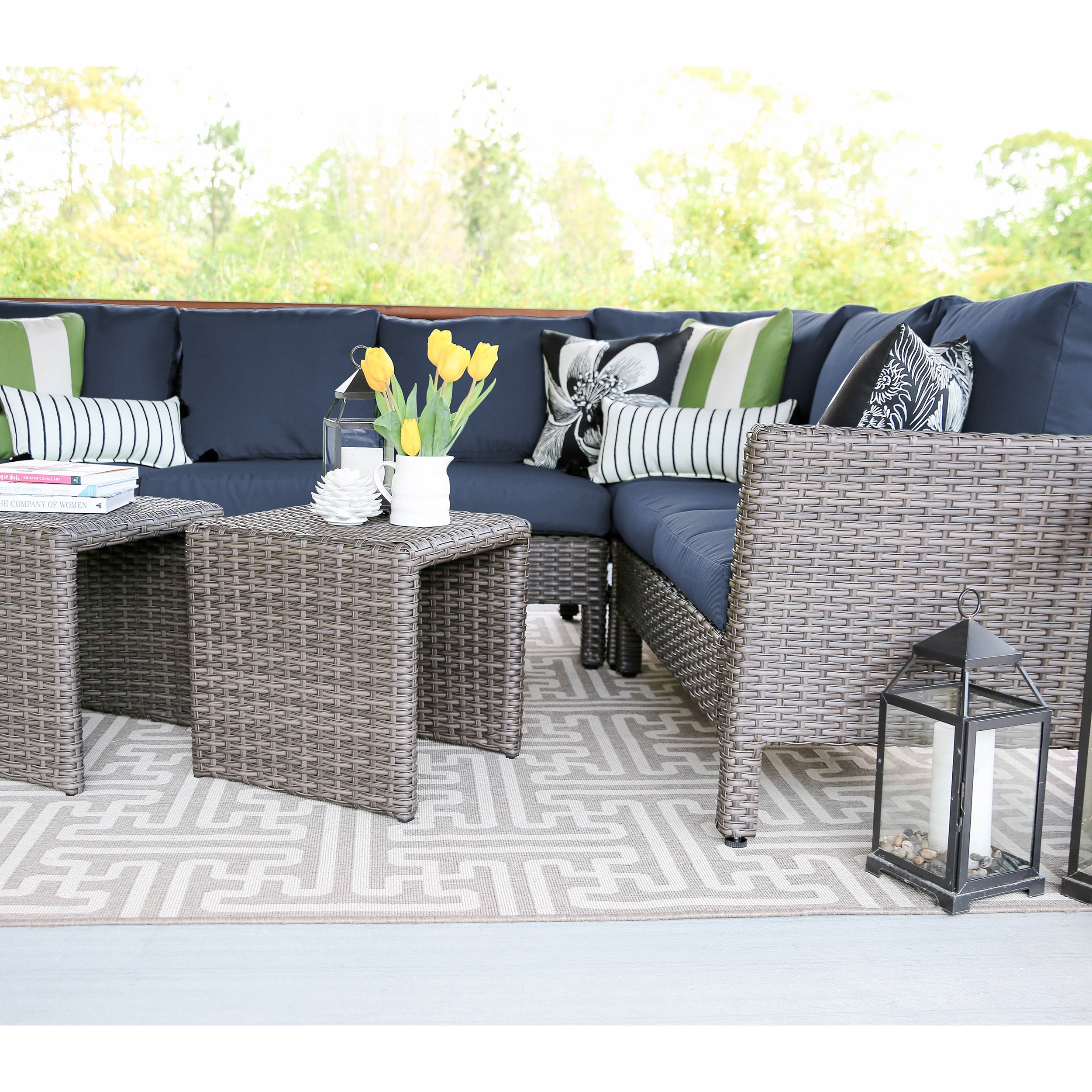 Sunbrella Patio Sectionals Sofas at Lowes