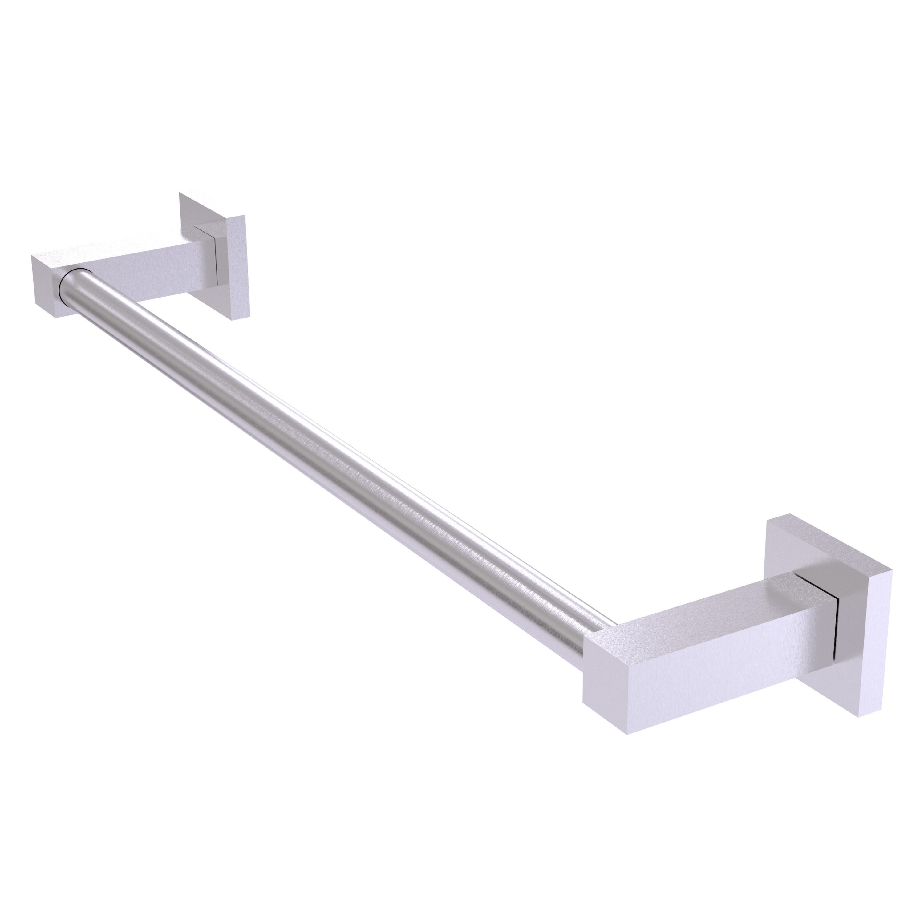 Allied Brass MT-41-36-SCH Montero 36-in Satin Chrome Wall mount Single Towel Bar