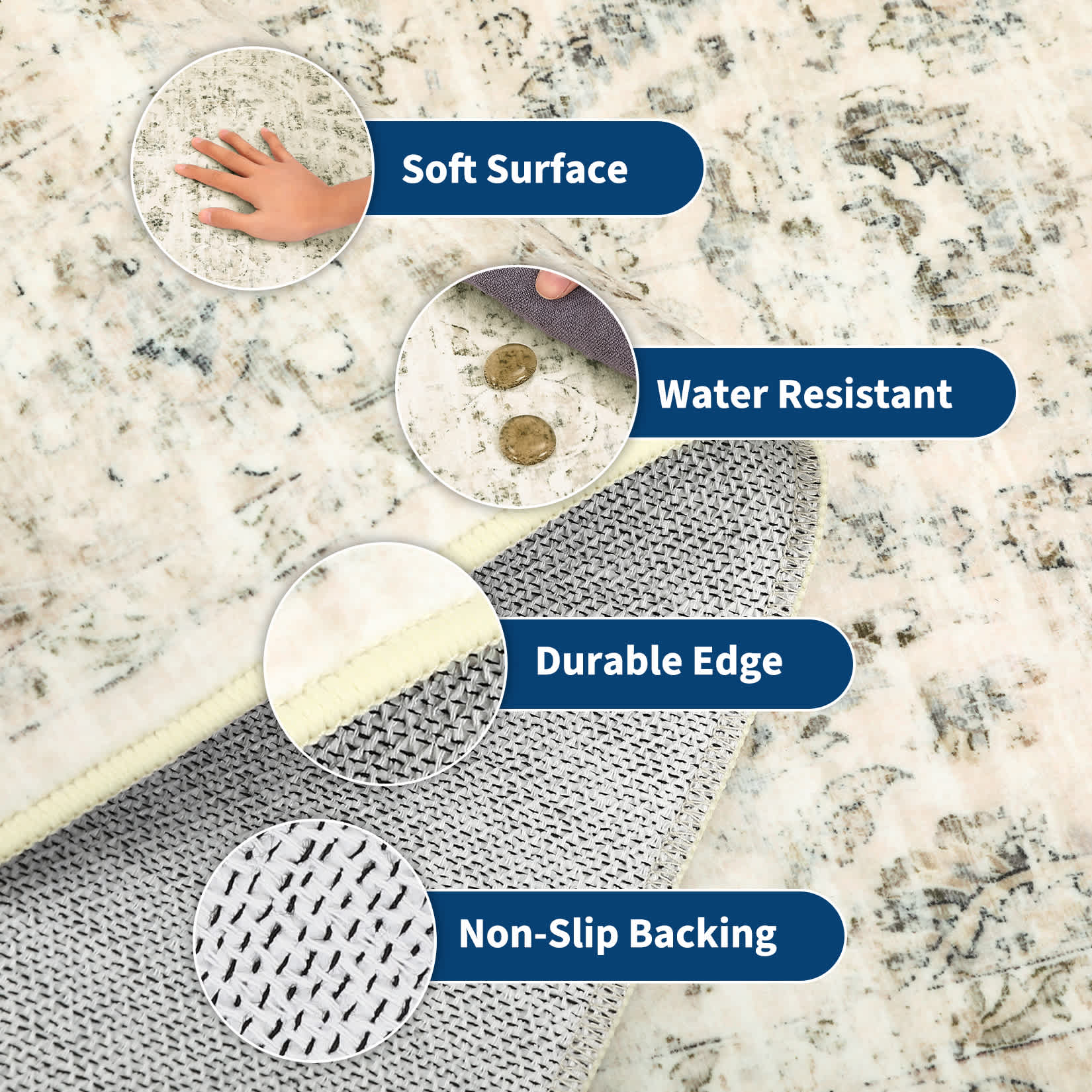 Qeetex SUNNY-PHK-35PL386B rugs - View #7