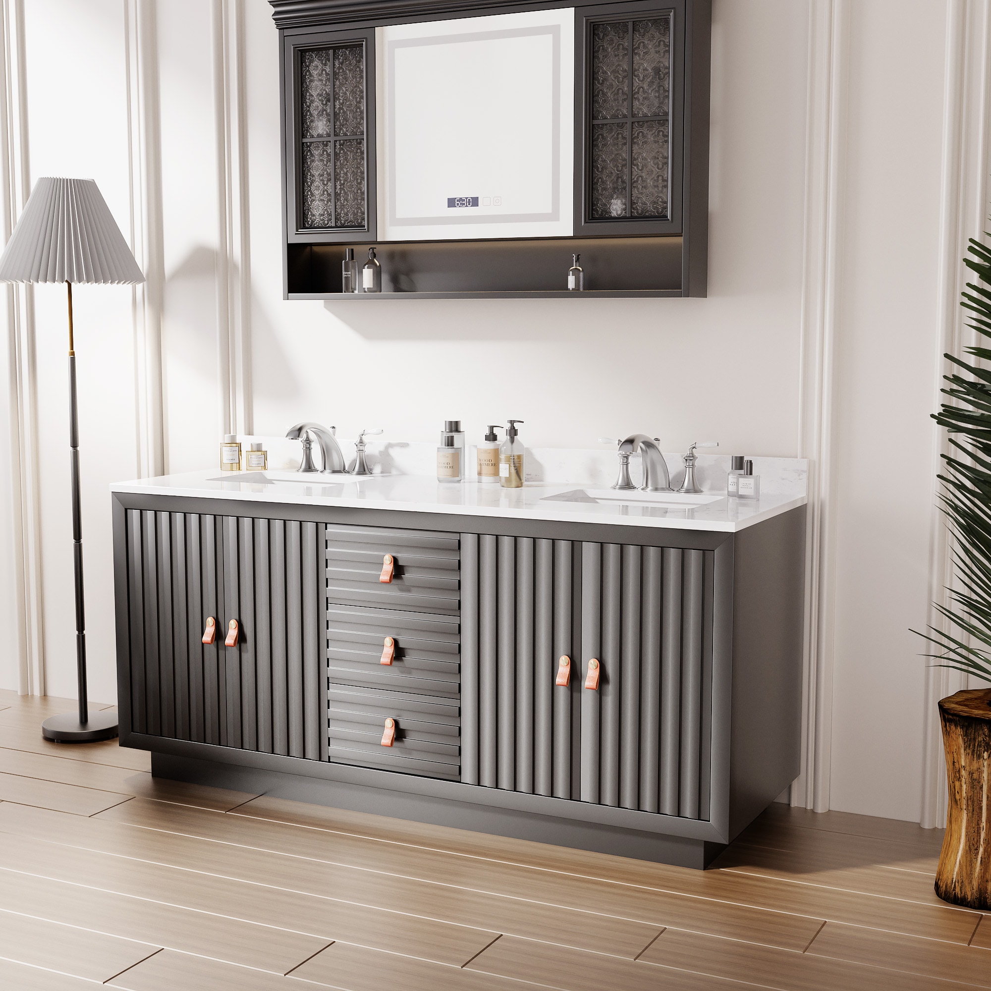 JEAREY YSG-72-WD Bath-Vanity-Combo - View #2