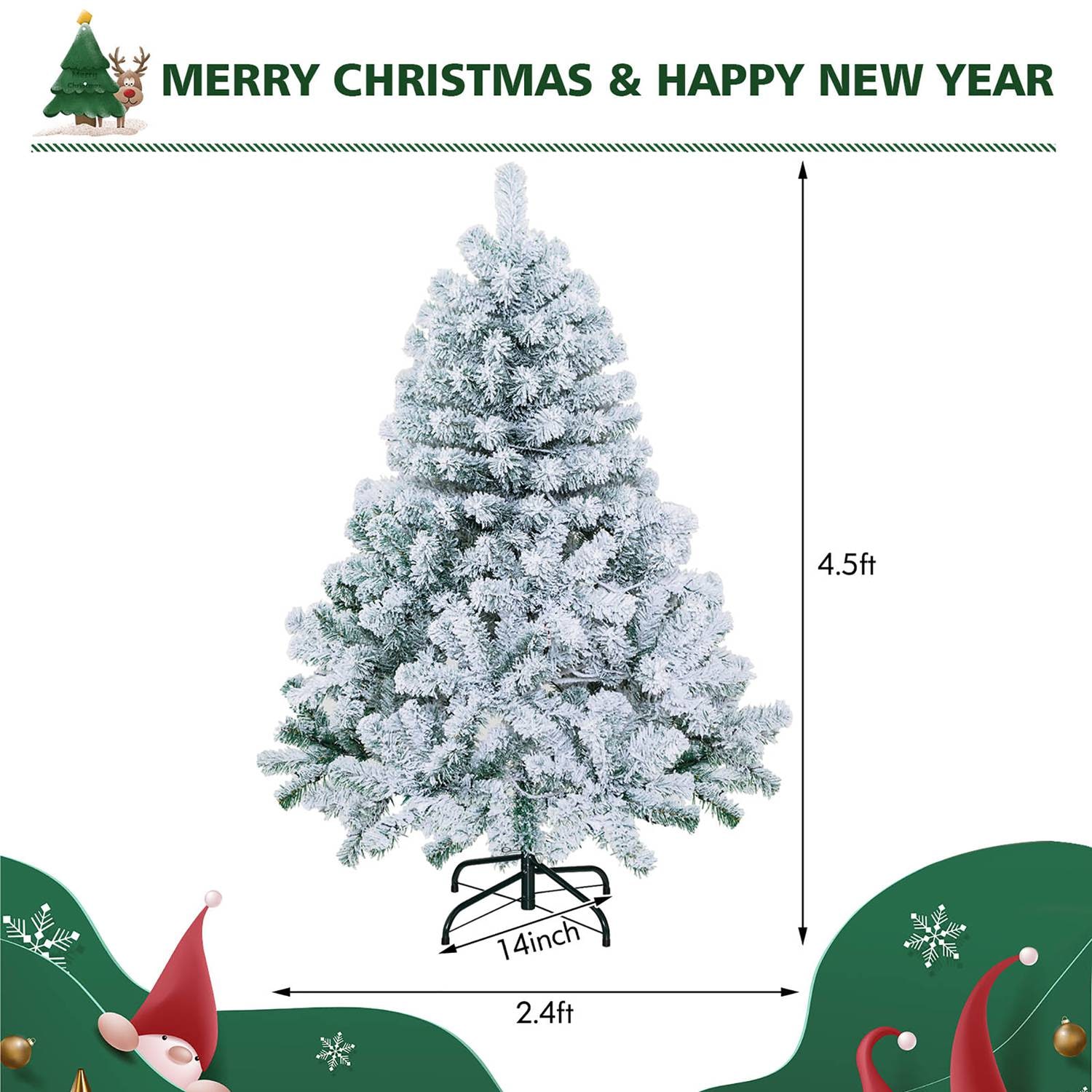 Costway CSHY001535 Artificial-Christmas-Trees - View #4