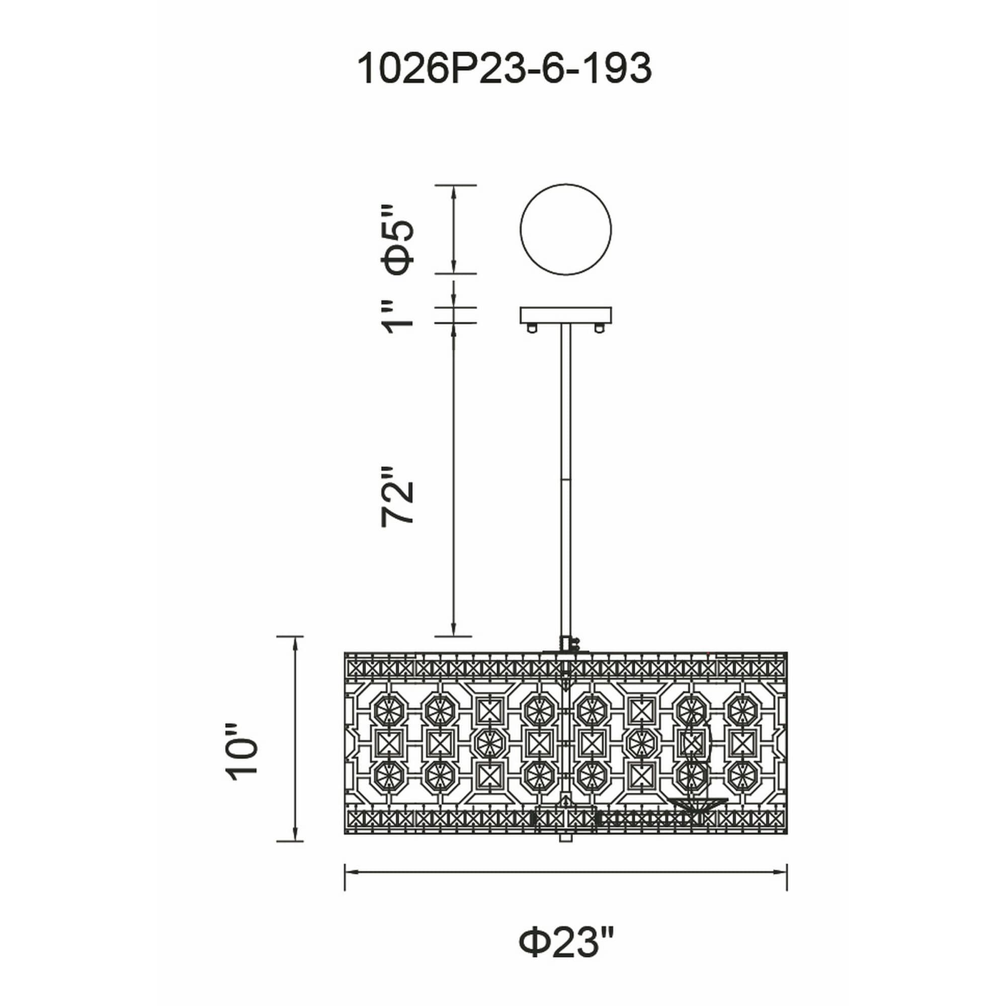 CWI Lighting 1026P23-6-193 b090015 - View #10