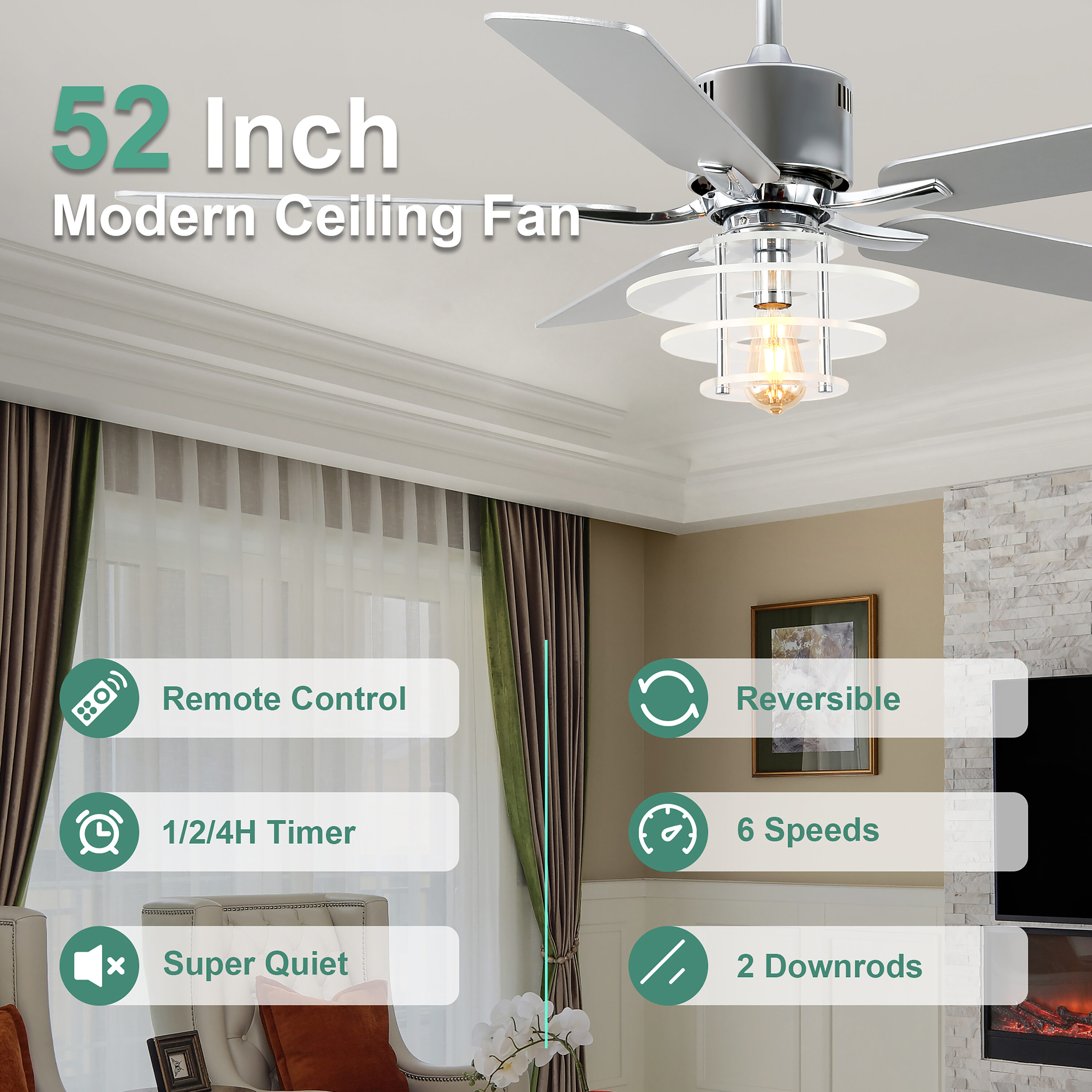 Cusp Barn CS52P22C Ceiling-Fans - View #5