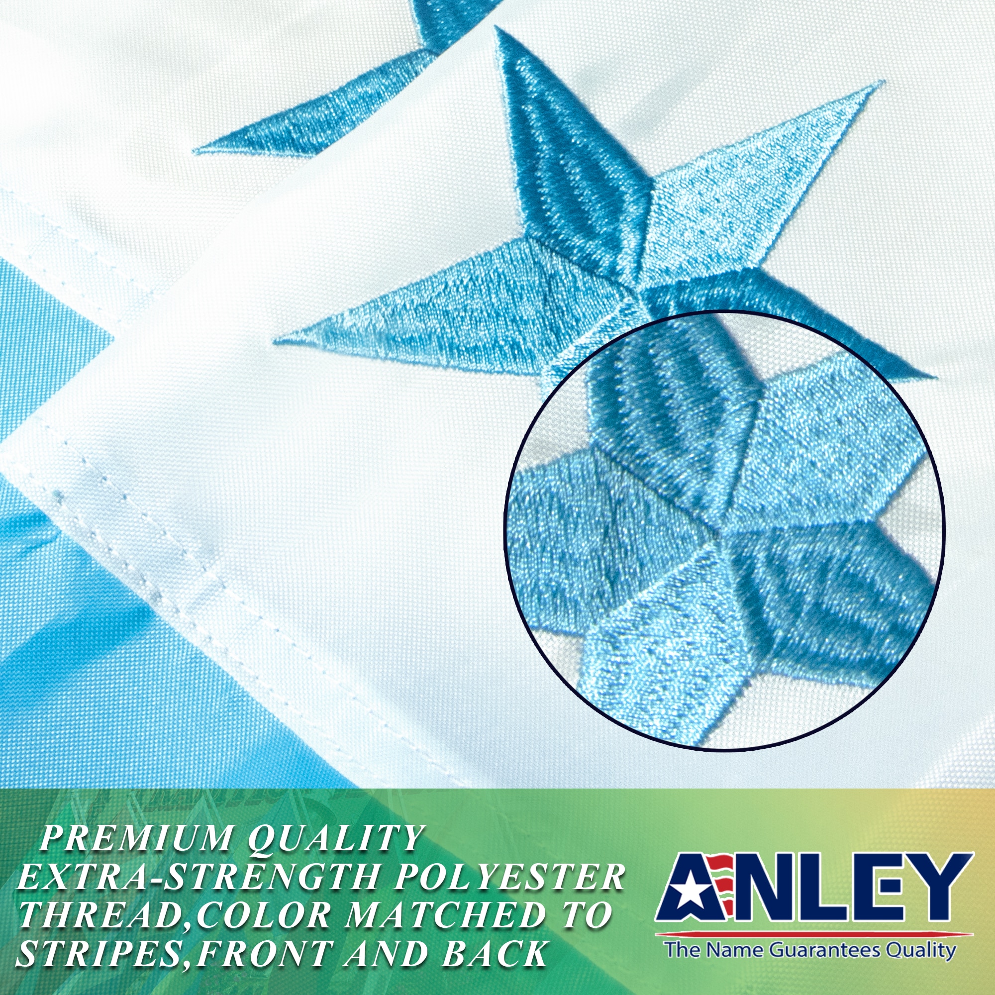 Anley EverStrong Nylon Embroidered Honduras Flag 5-ft W X 3-ft H ...