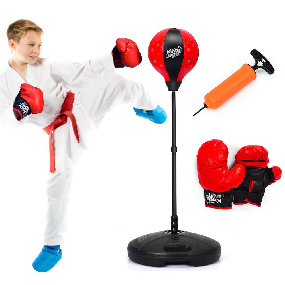 NET) Kids' Boxing Punching Ball Play Set with Gloves