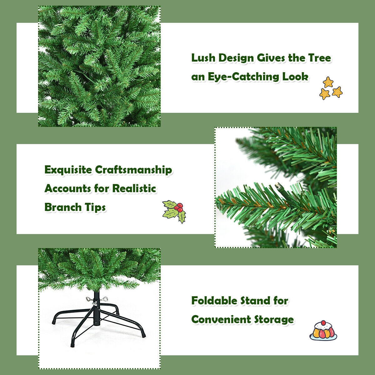 Forclover HYFW-TR811 Artificial-Christmas-Trees - View #4