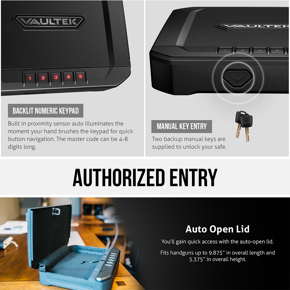 Vaultek VE10-BK Gun-Safes - View #4