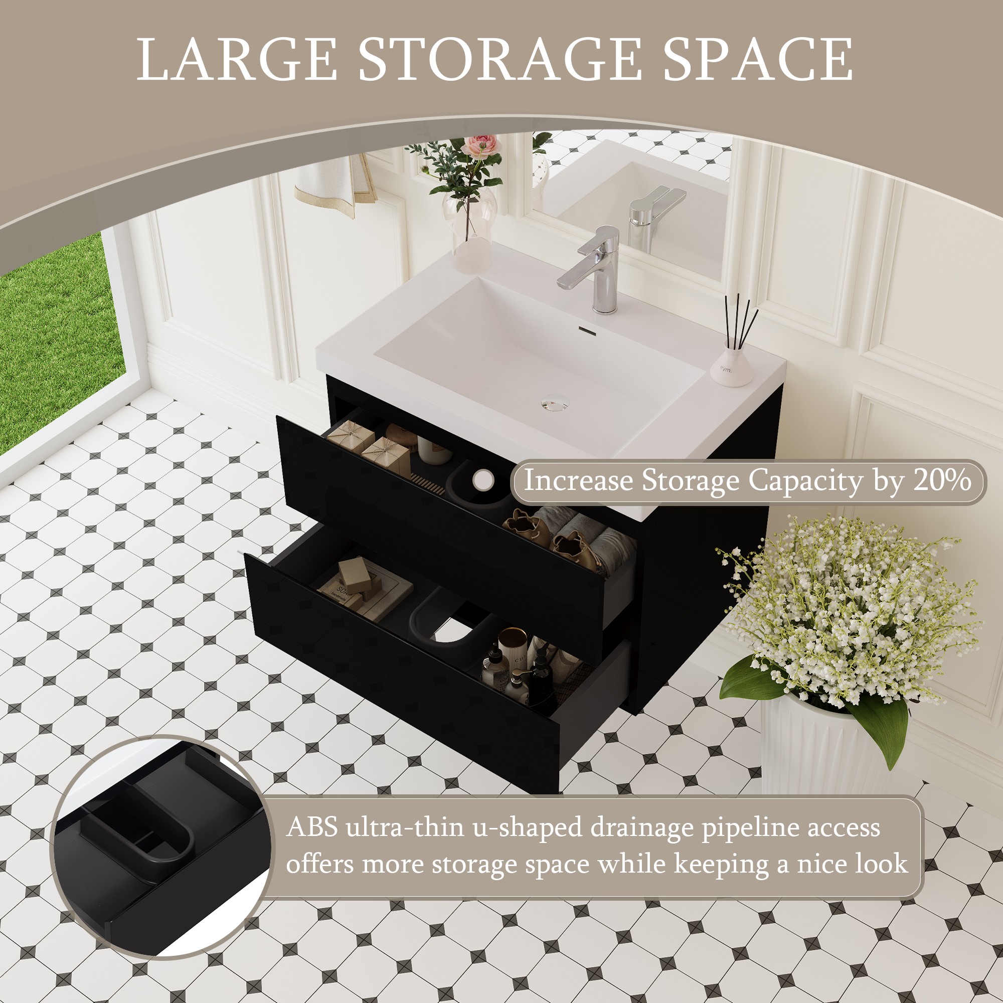 Iseryn YSG26923P15 Bath-Vanity-Combo - View #6