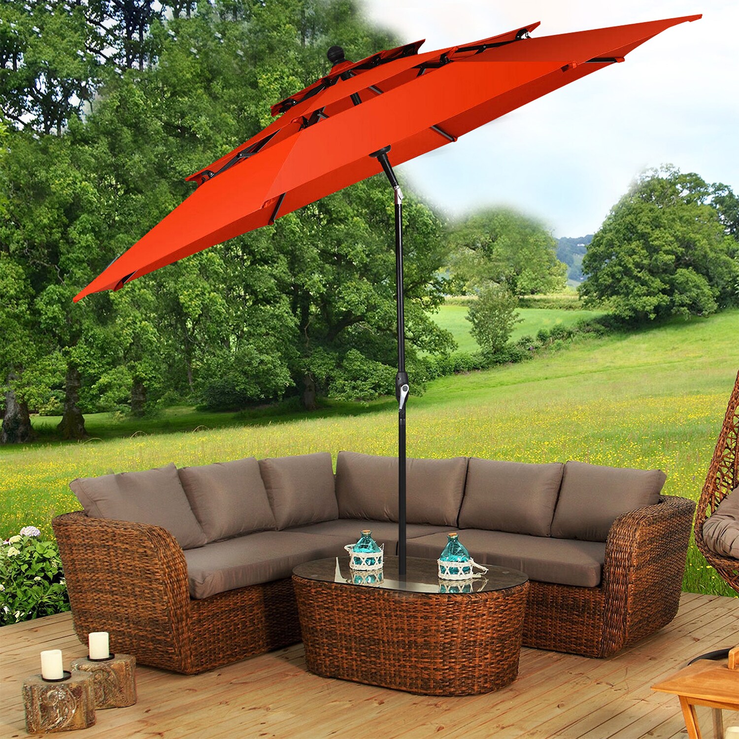 Forclover HYFC-UM3928OR Umbrellas-2 - View #8