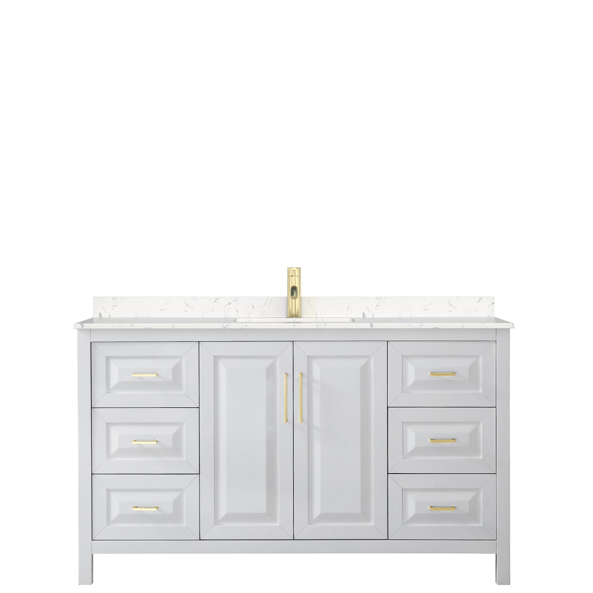 Wyndham Collection WCV252560SWGC2UNSMXX Bath-Vanity-Combo - View #3