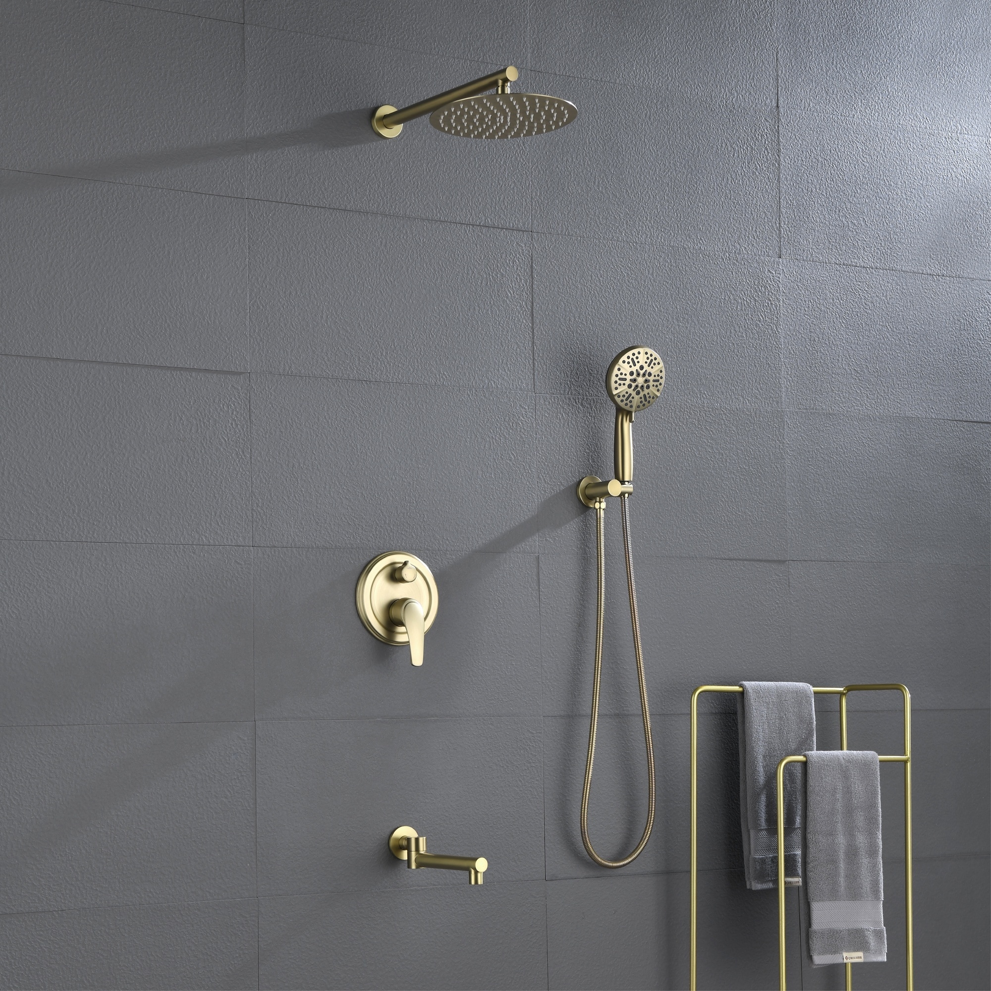 Boyel Living BL88052BG-12 Showerhead-Bar-Panels - View #2
