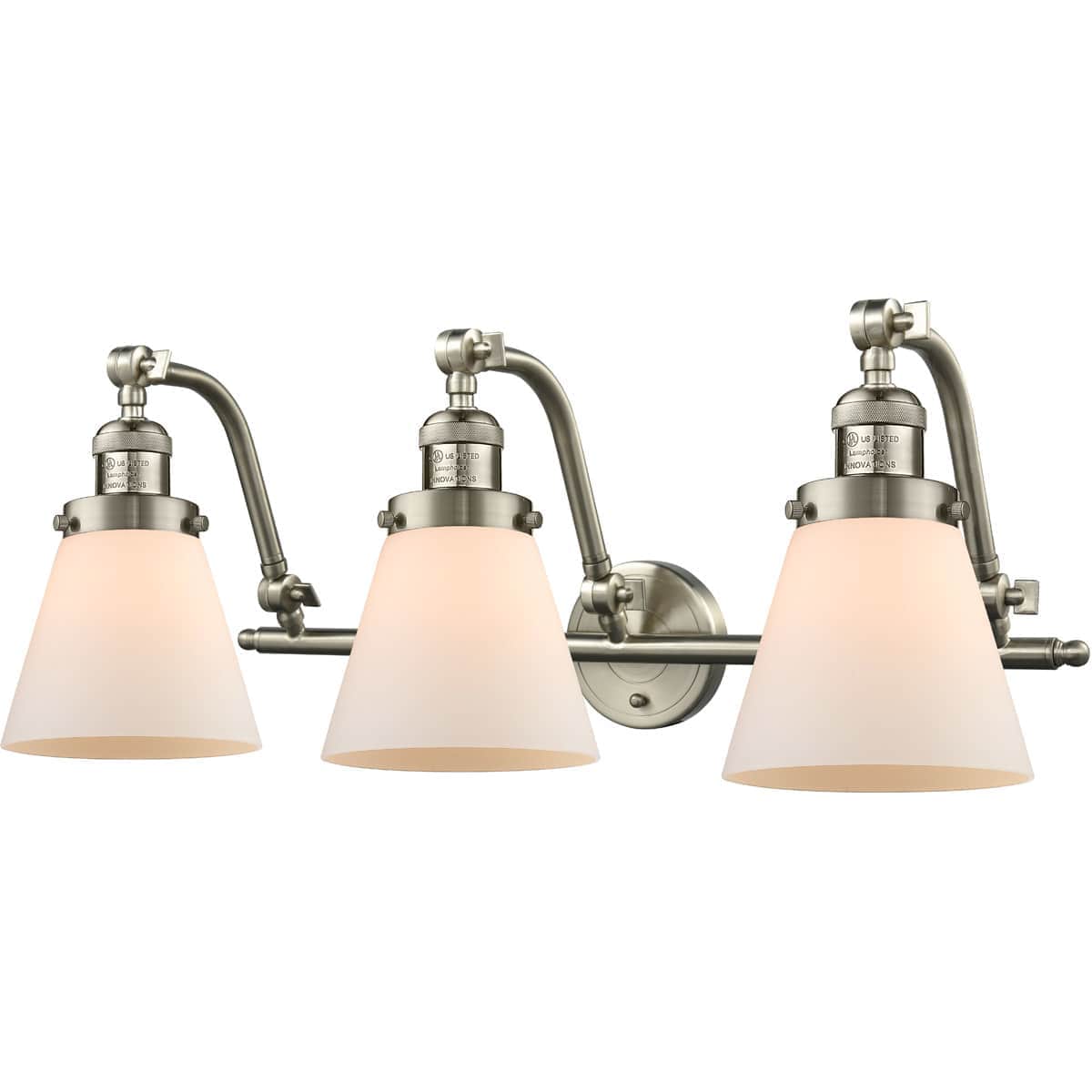 Innovations Lighting 1364679 515-3W-SN-G61-LED Franklin Restoration Small Cone