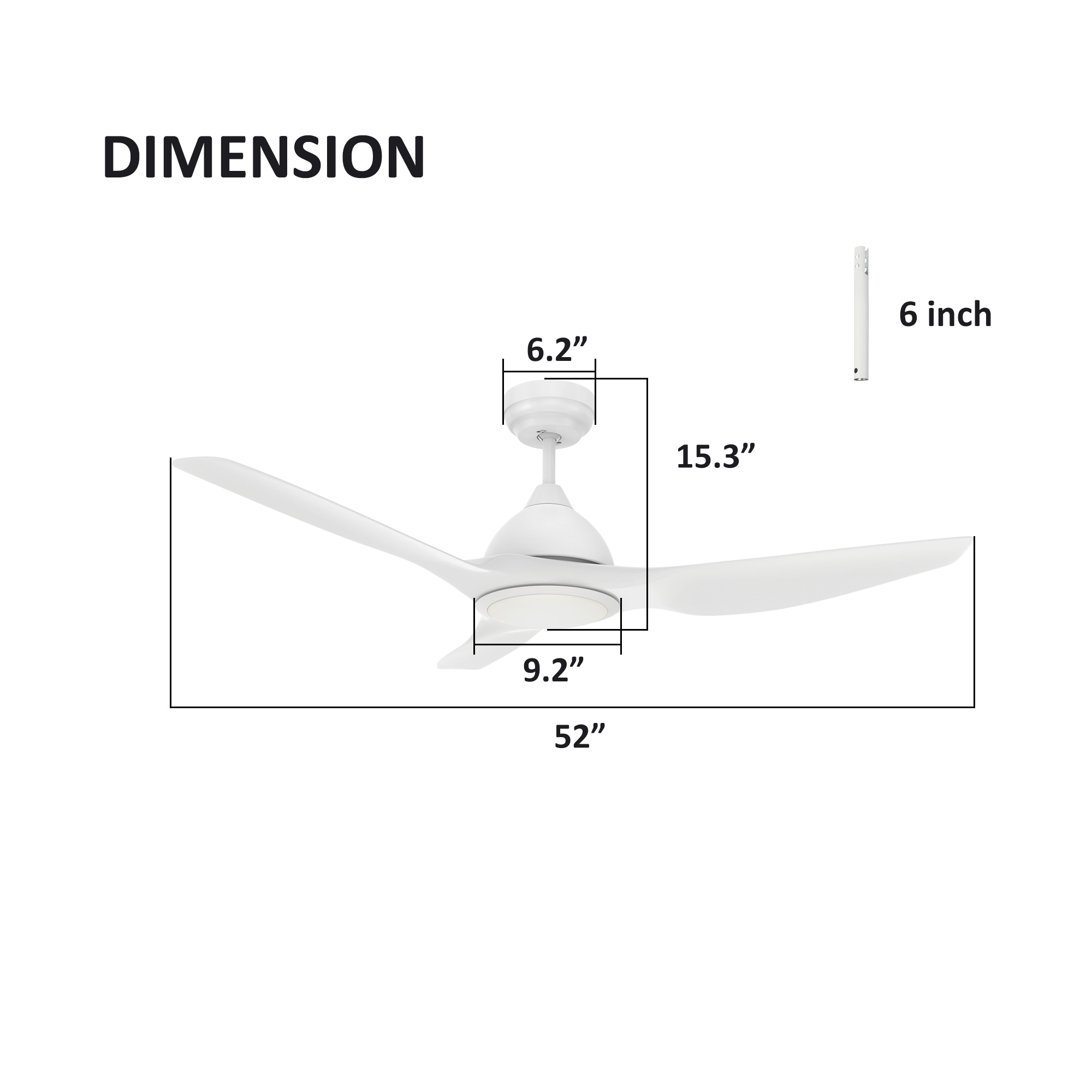 CARRO USA LS523K-L12-W1-1 Ceiling-Fans - View #10