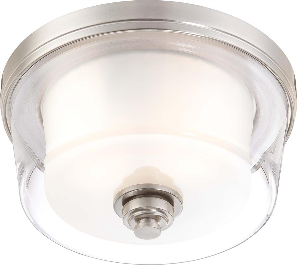  LW4651 1-Light Brushed Nickel Semi-Flush mount light