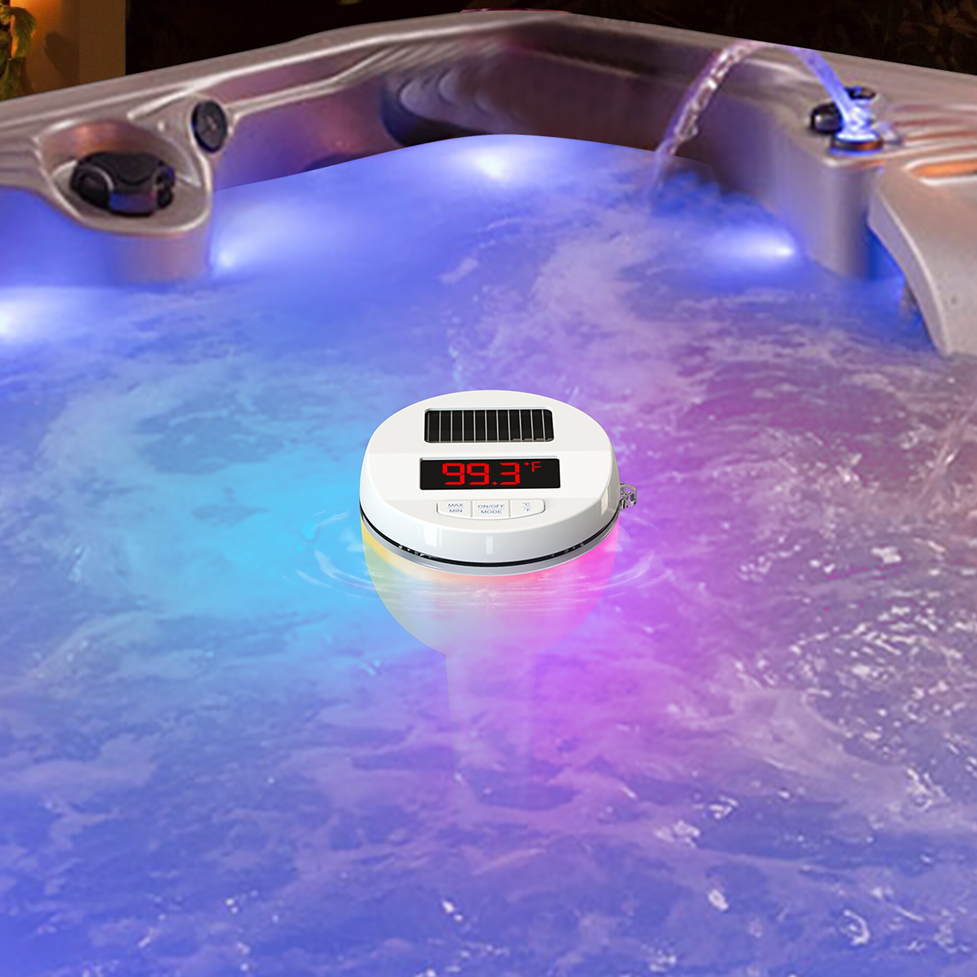 アウトレット福袋 Digital Source Project Solar Thermometer Pool Floating Thermometers
