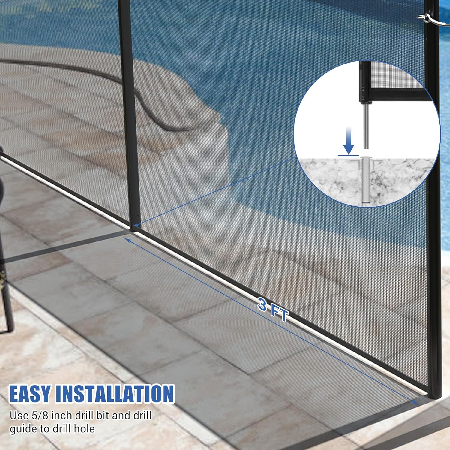 GAOMON LSPPJOK-GXO9DSA6E0 Pool-Safety-Barrier-Gates - View #6