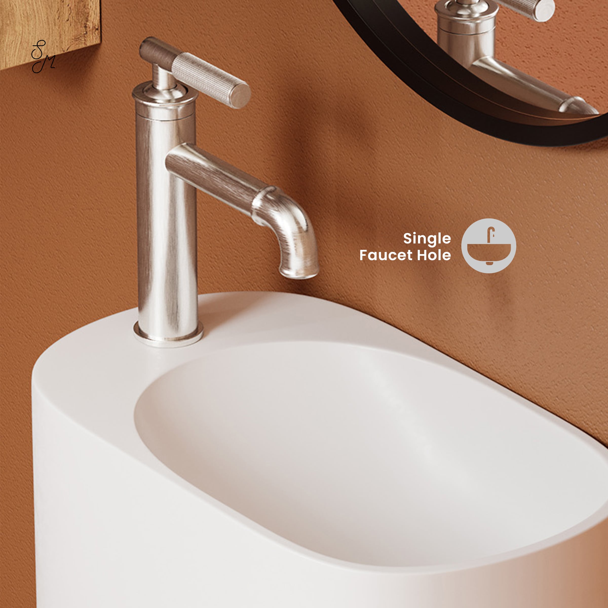 Swiss Madison SM-25-WSARE02MW Bath-Sink - View #2
