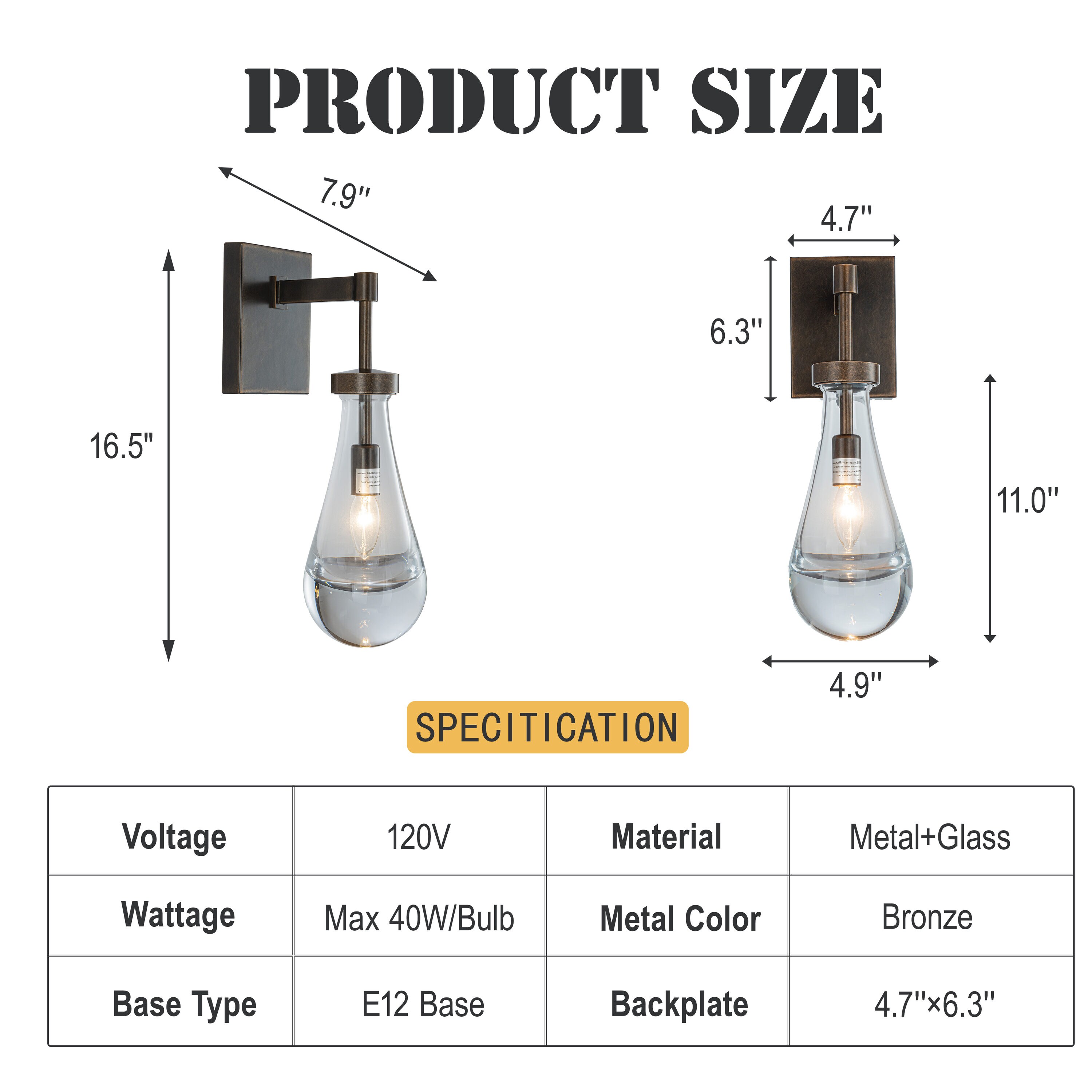 AloaDecor Lighting L7179W12F605A b089995 - View #3