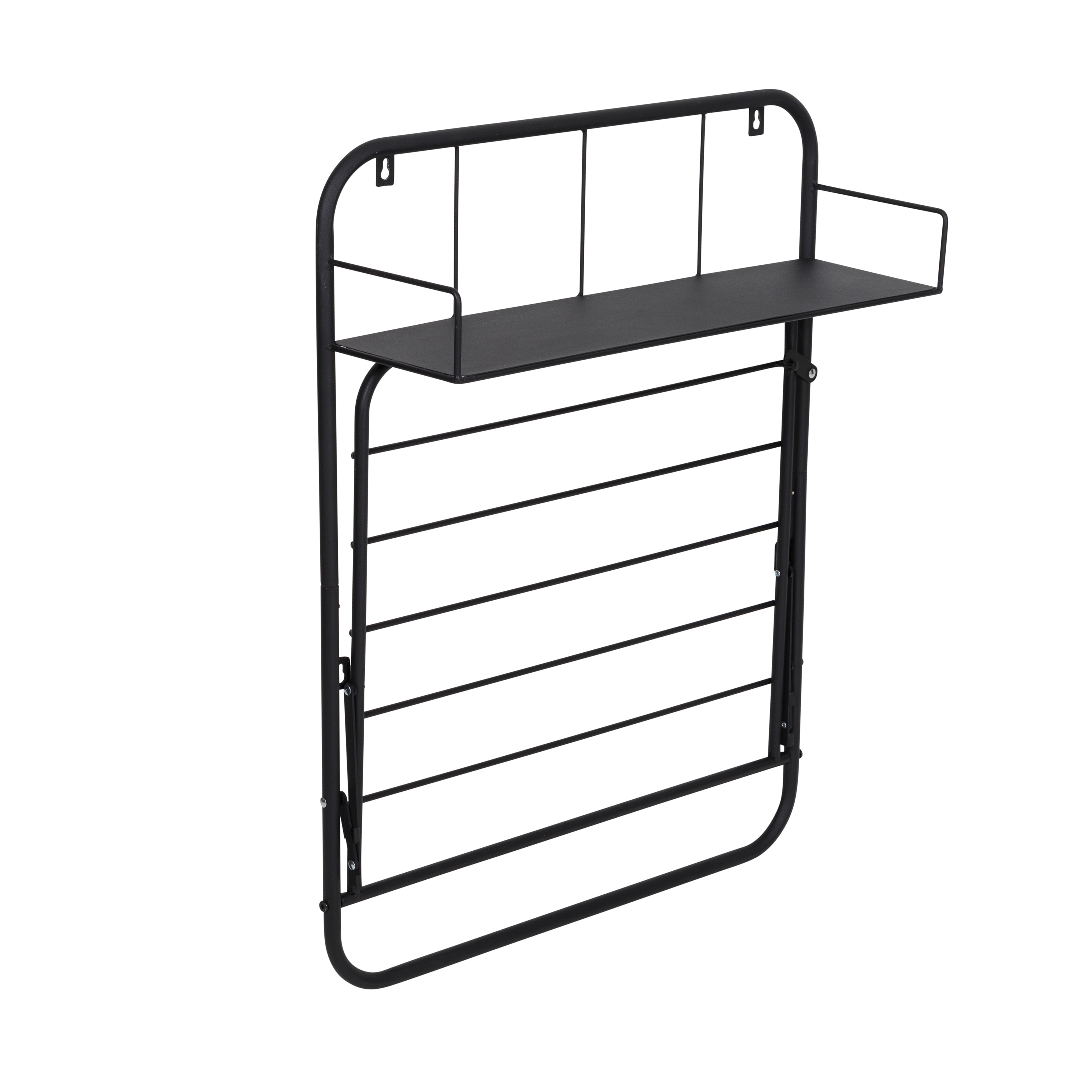 Danya B. 1-Tier 25.5-in Mixed Material Drying Rack in the Clotheslines & Drying  Racks department at