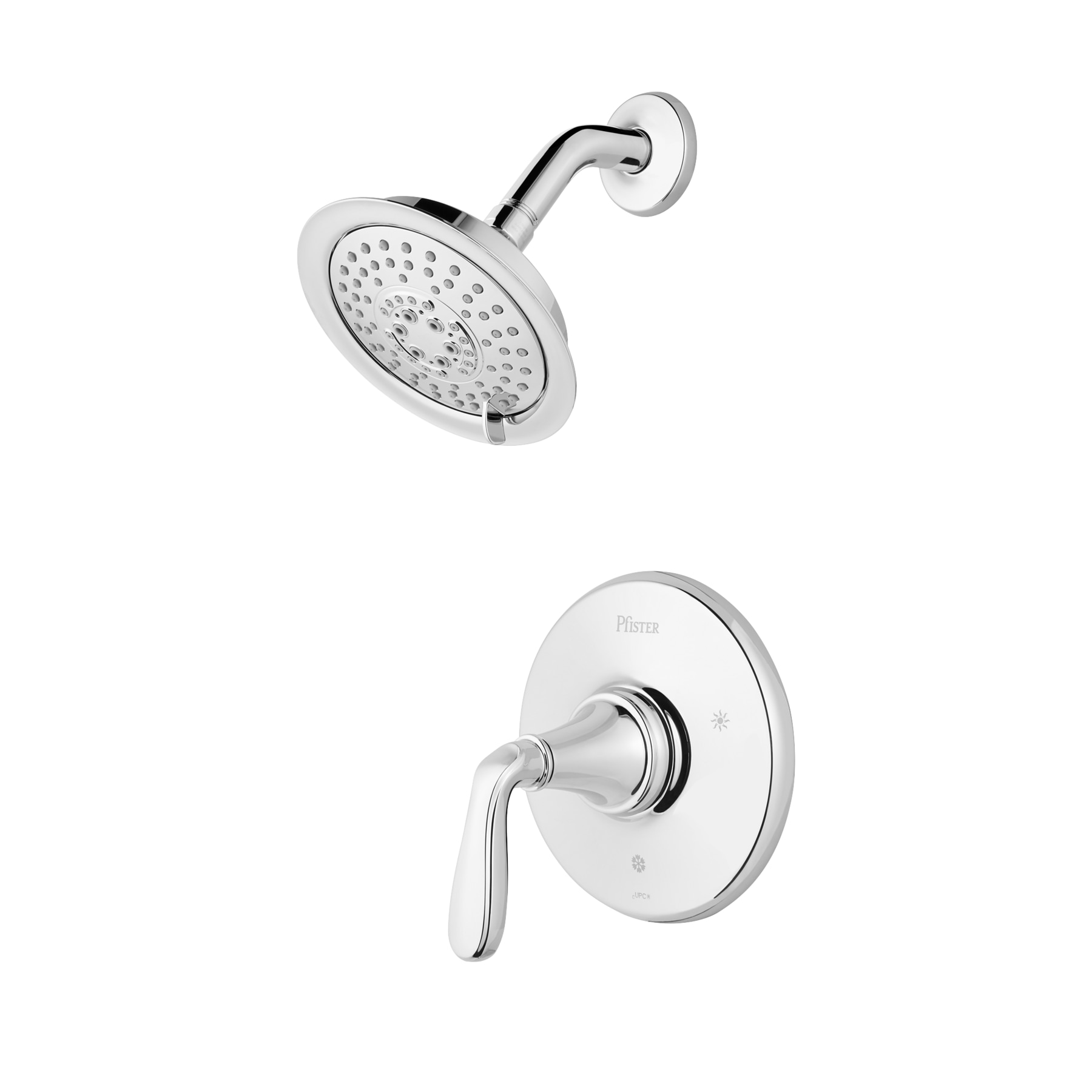 Pfister Northcott Polished Chrome 1-handle Multi-function Round Shower  Faucet in the Shower Faucets department at
