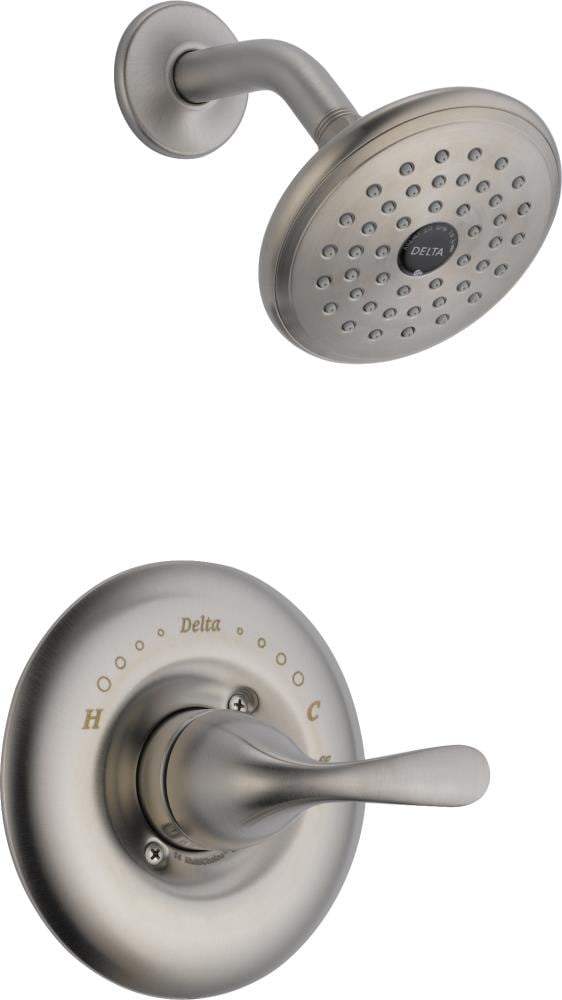 Delta Classic Stainless 1 Handle Shower, How To Remove Handle From Delta Monitor Bathtub Faucet